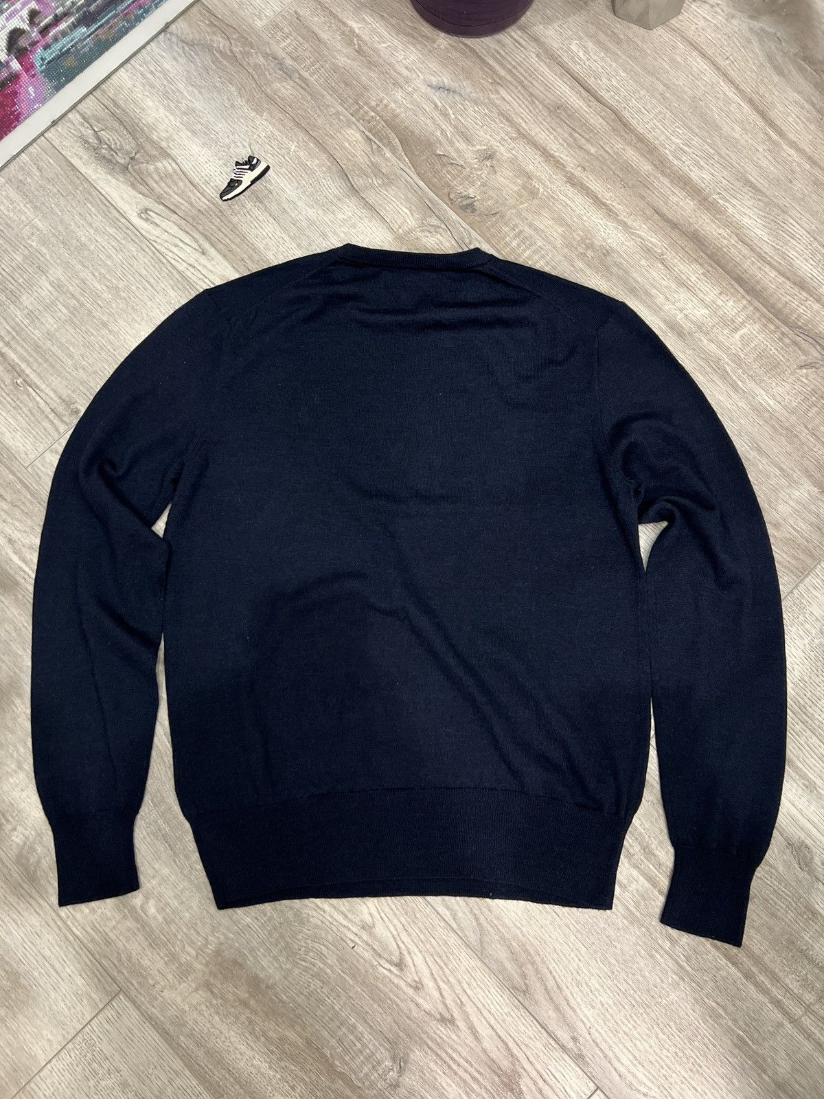 Polo Ralph Lauren × Vintage Vintage Polo Ralph Lauren Sweater Dark Blue Thin Size US S / EU 44-46 / 1 - 6 Thumbnail