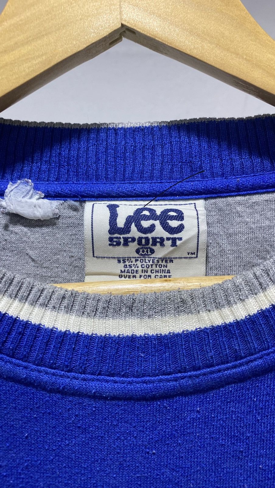 Lee × NFL × Vintage Vintage 80s LEE x Colts Indianapolis Sweater Size US XXL / EU 58 / 5 - 5 Thumbnail