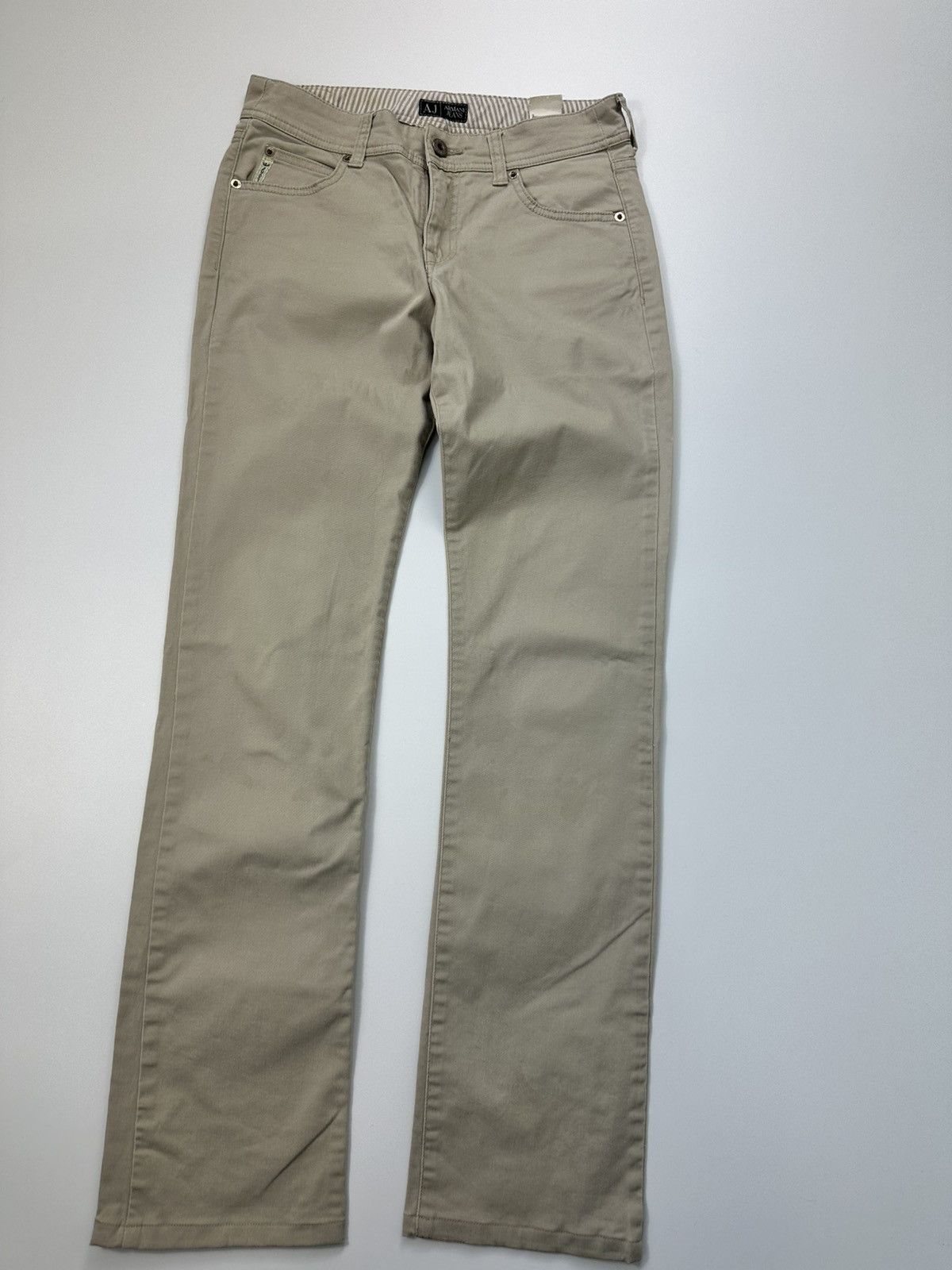 Giorgio Armani Armani Jeans Skinny Fit 27 Size Metal Logo Size US 27 - 4 Thumbnail