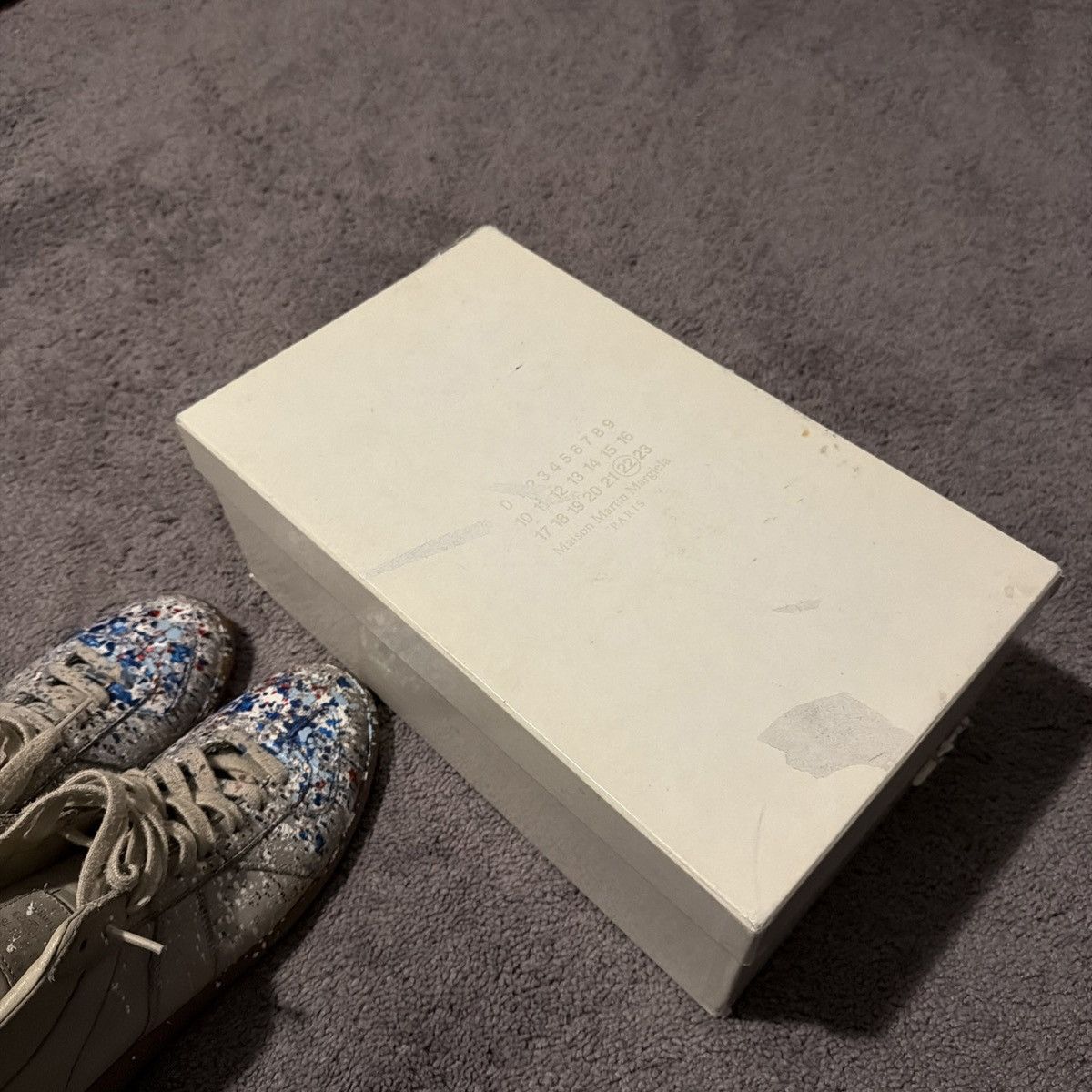 Maison Margiela Maison margiela paint splatter gats size 40 Size US 7 / EU 40 - 9 Thumbnail