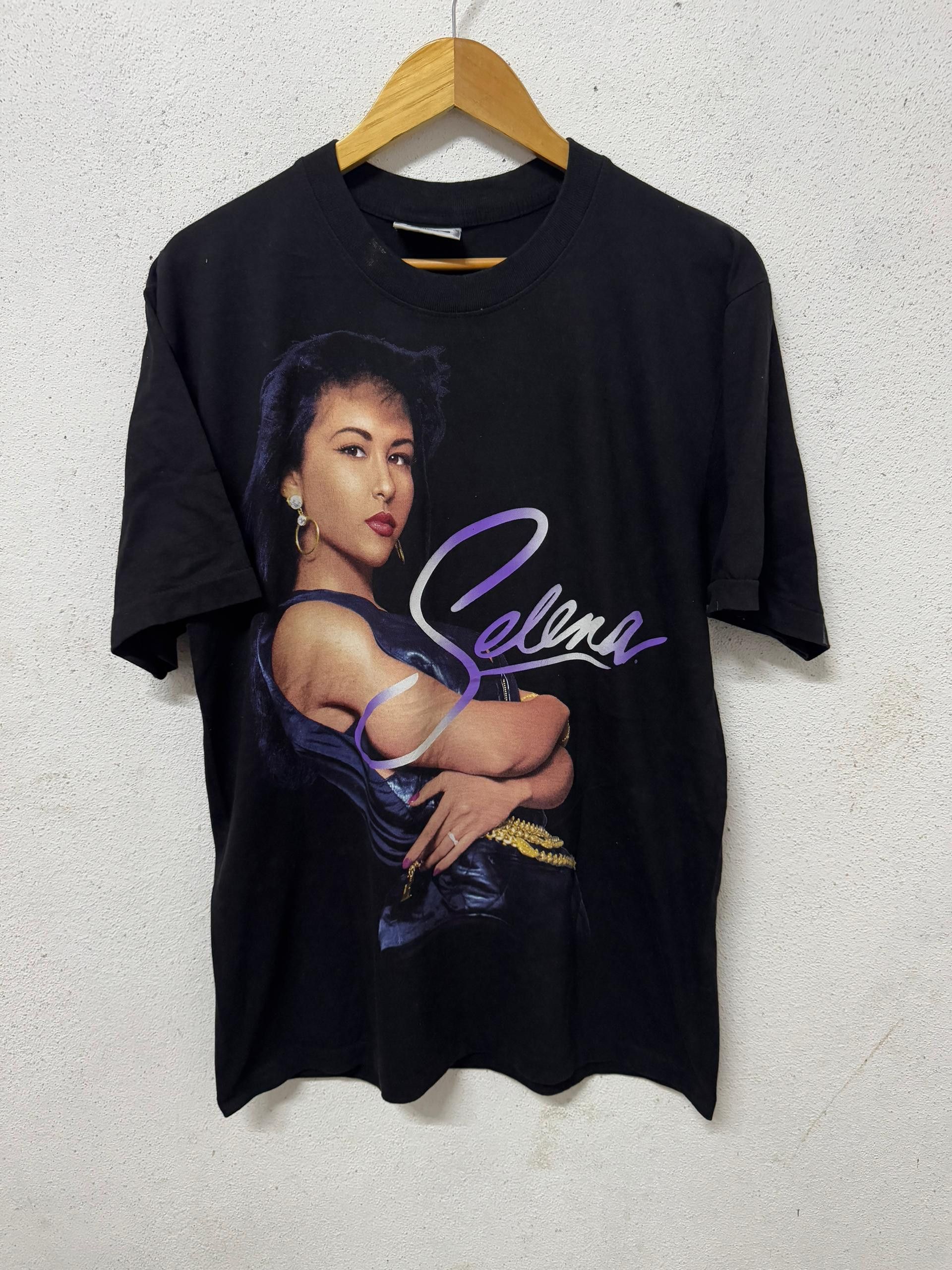 Band Tees vintage bootleg selena Quintanilla rap tees rare tshirt Size US L / EU 52-54 / 3 - 1 Thumbnail