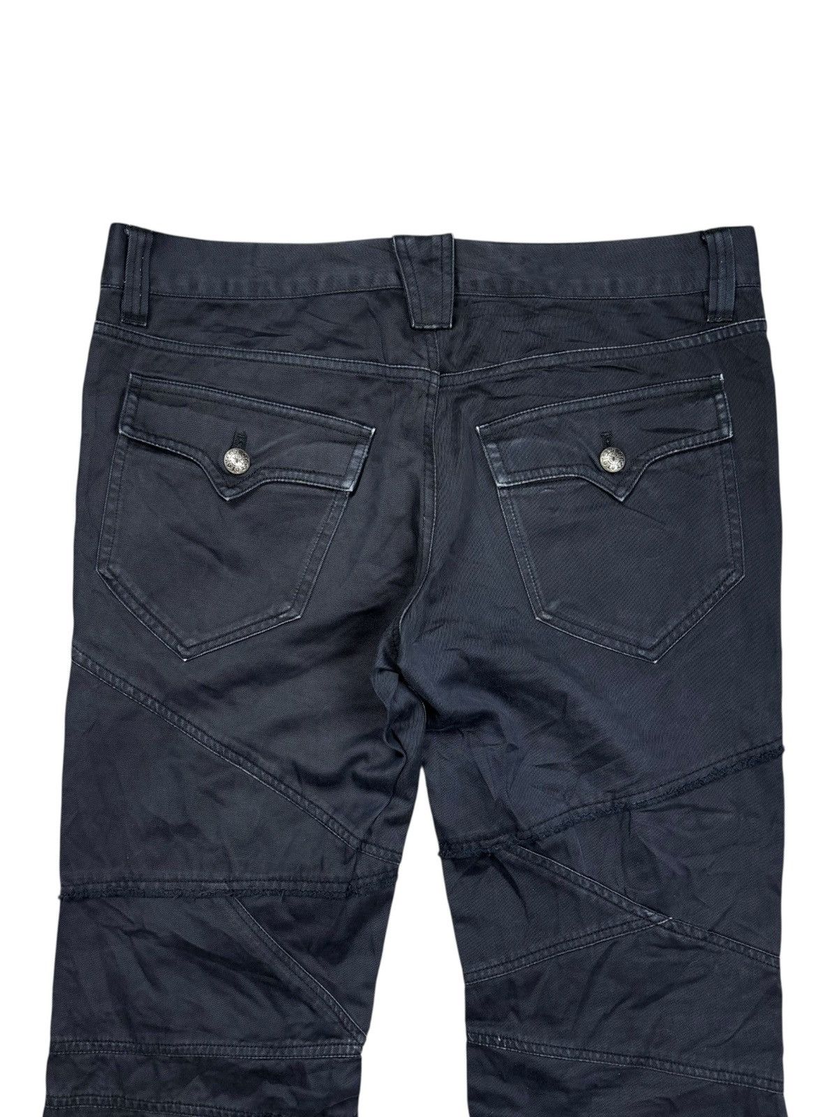 Isamu Katayama Backlash 2000s Modern Lovers - Paper Cut Flared Pants Size US 29 - 7 Thumbnail