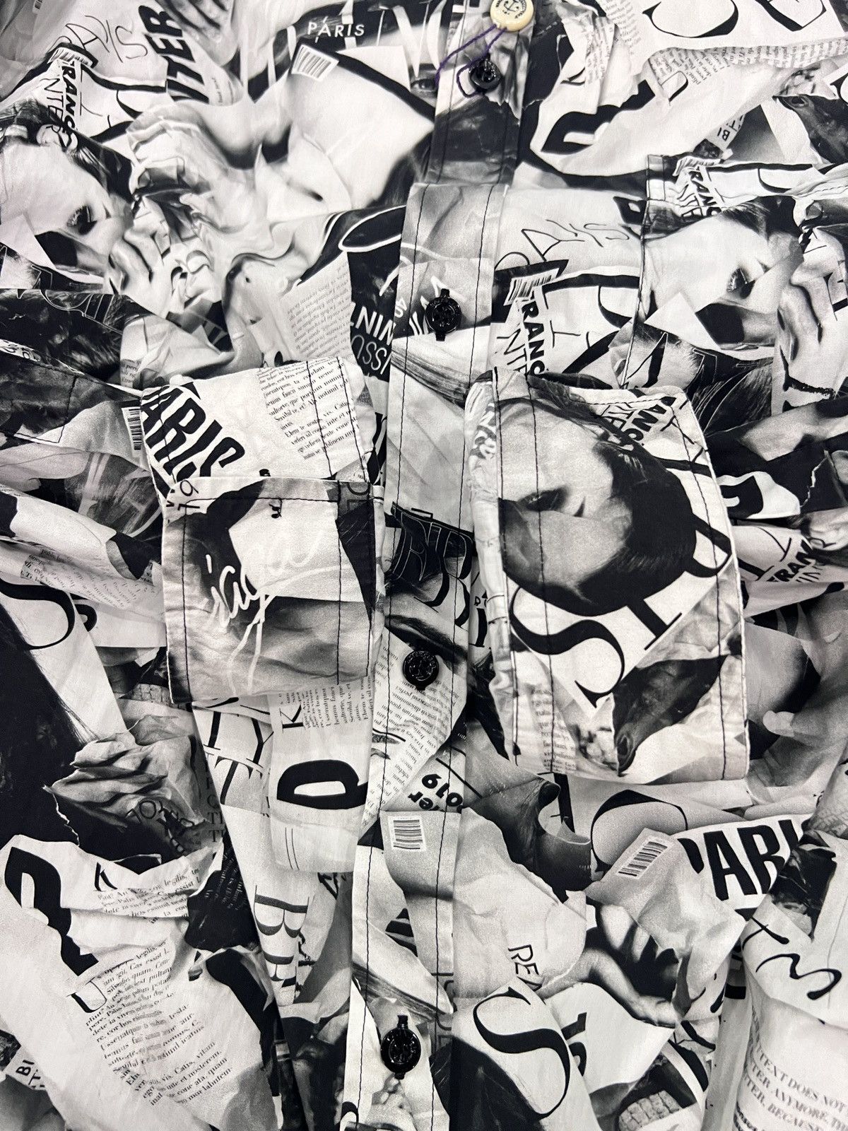 Balenciaga Balenciaga SS19 Magazine Poster Shirt Size US XS / EU 42 / 0 - 11 Thumbnail