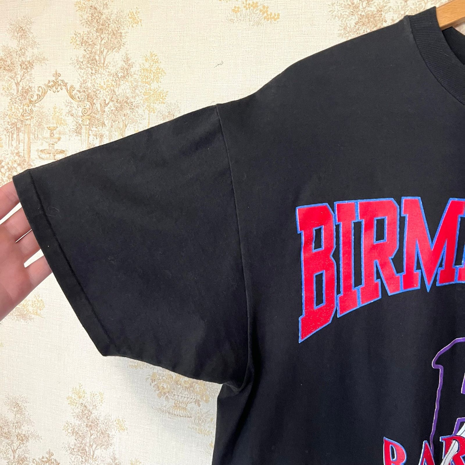 Vintage Vintage 90s Birmingham Black Barons Tee | Negro League | XL Size US XL / EU 56 / 4 - 3 Thumbnail