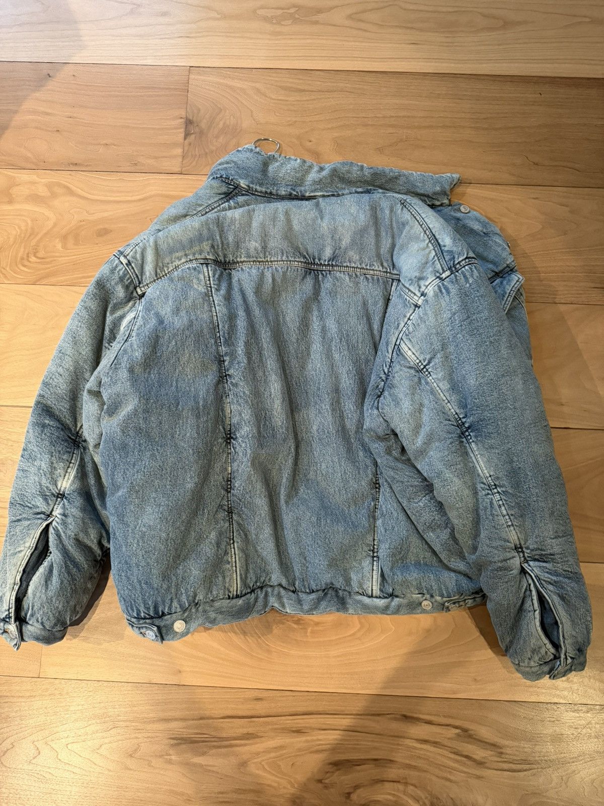 Balenciaga Balenciaga Padded Oversized Denim Jacket Size US S / EU 44-46 / 1 - 4 Thumbnail