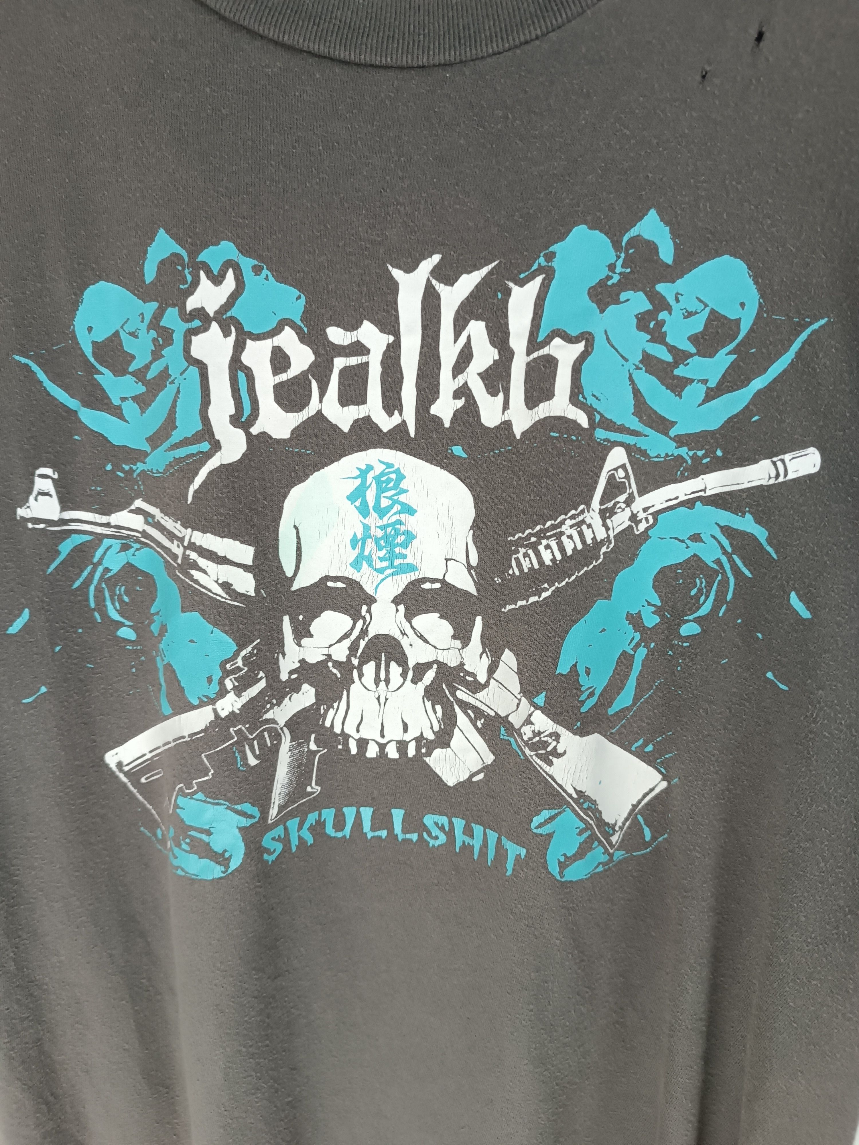 Band Tees THRASHED FADED VINTAGE JEALKB SKULLSHIT PUNK METAL GRUNGE Size US M / EU 48-50 / 2 - 8 Thumbnail