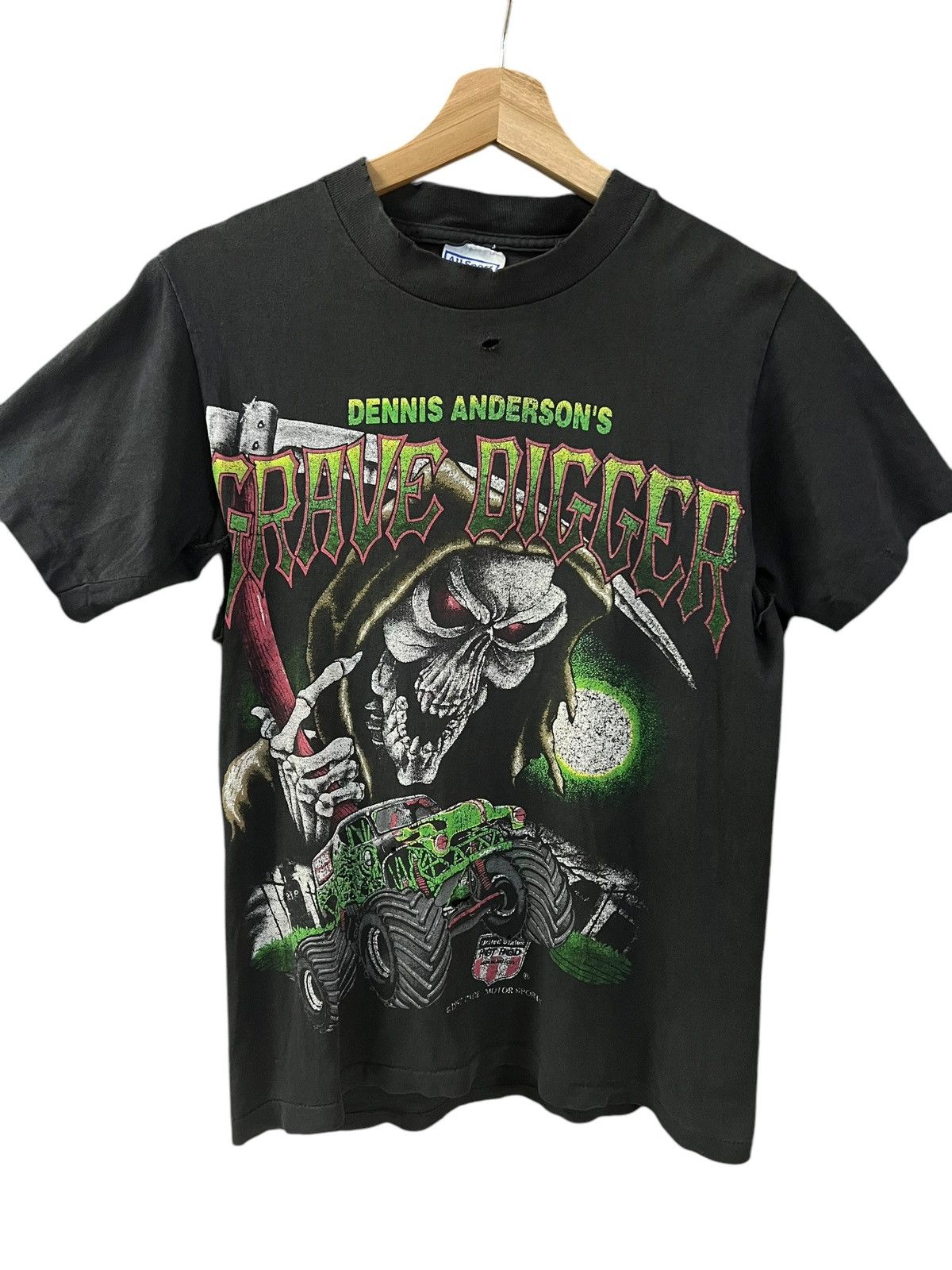 All Sport × Vintage 💥Very Rare💥True Vintage 90’s Dennis Anderson’s Grave Digger Size US S / EU 44-46 / 1 - 1 Thumbnail