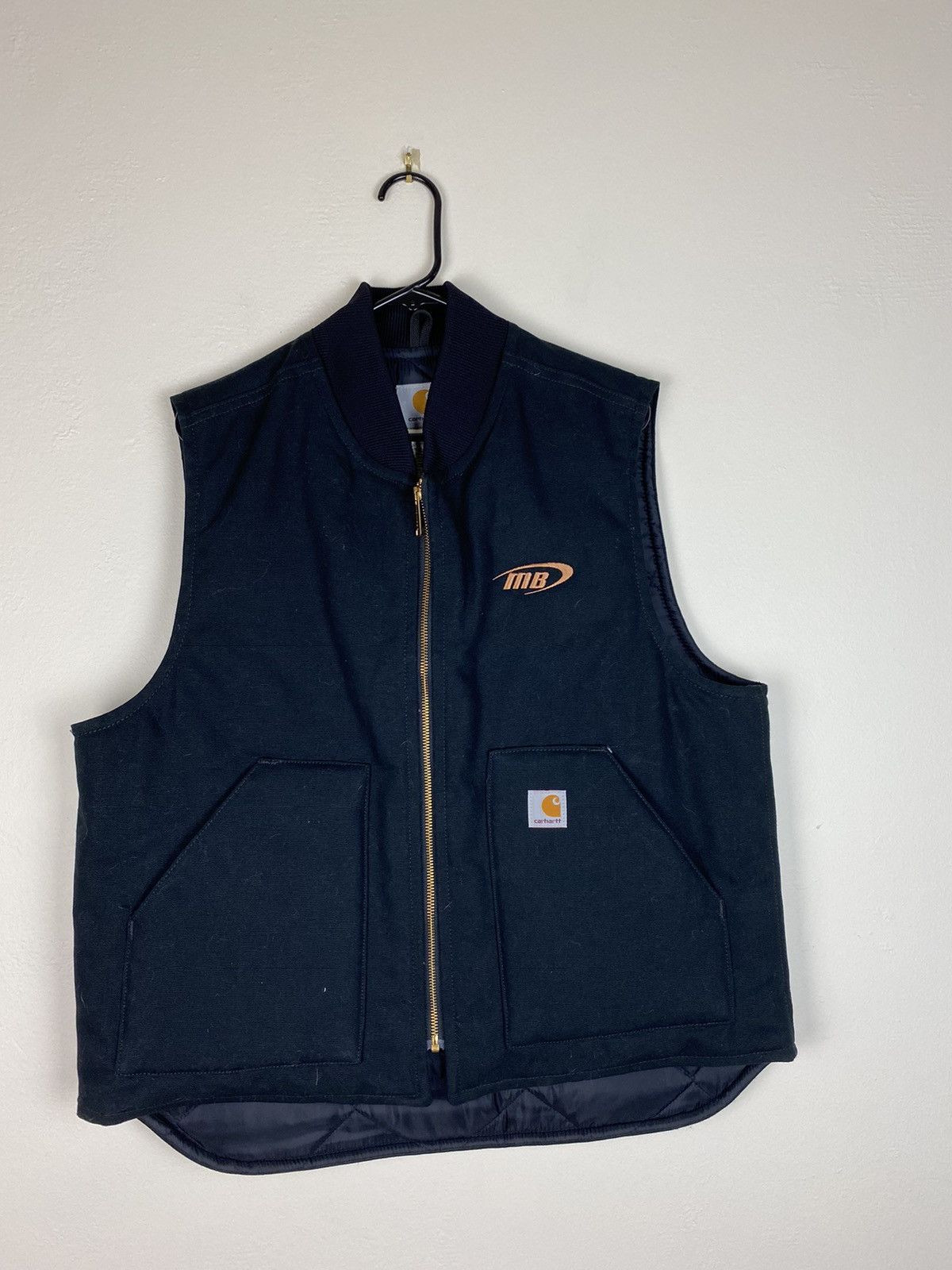 Carhartt VINTAGE CARHARTT VO2-BLK VEST MEN'S 2X- Large BLACK