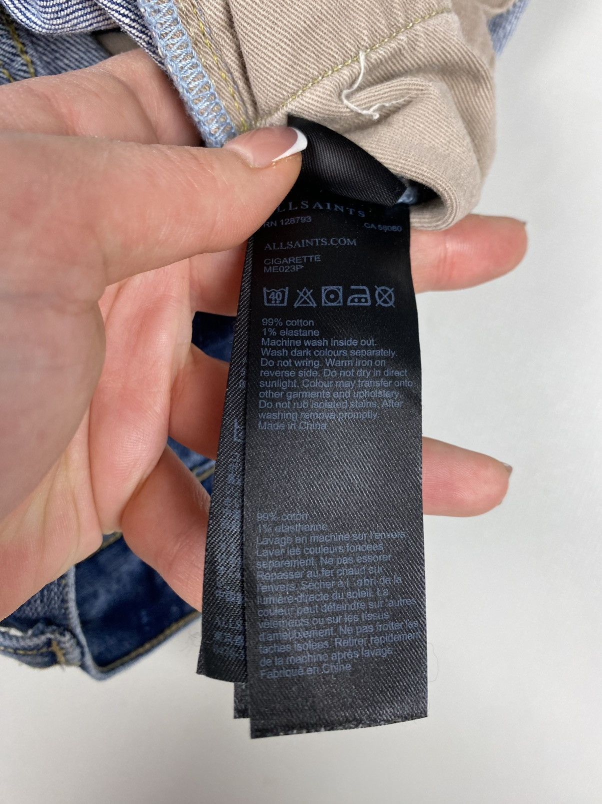 Allsaints Allsaints Cigarette Men’s Jeans Size 32 Size US 32 / EU 48 - 14 Thumbnail