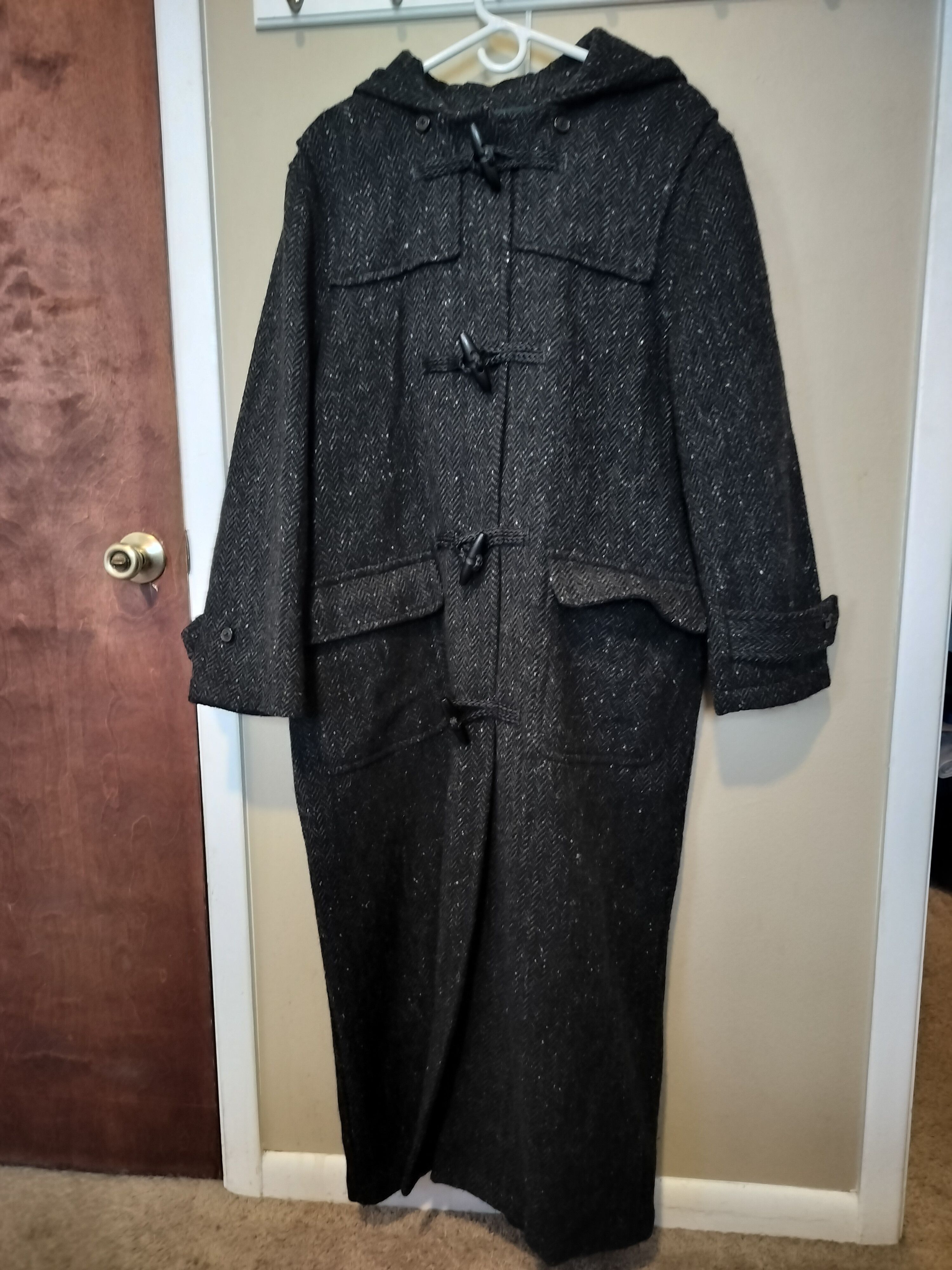 Lauren Ralph Lauren Lauren 100% New York Wool Women's Coat With A Hood Size L / US 10 / IT 46 - 1 Thumbnail