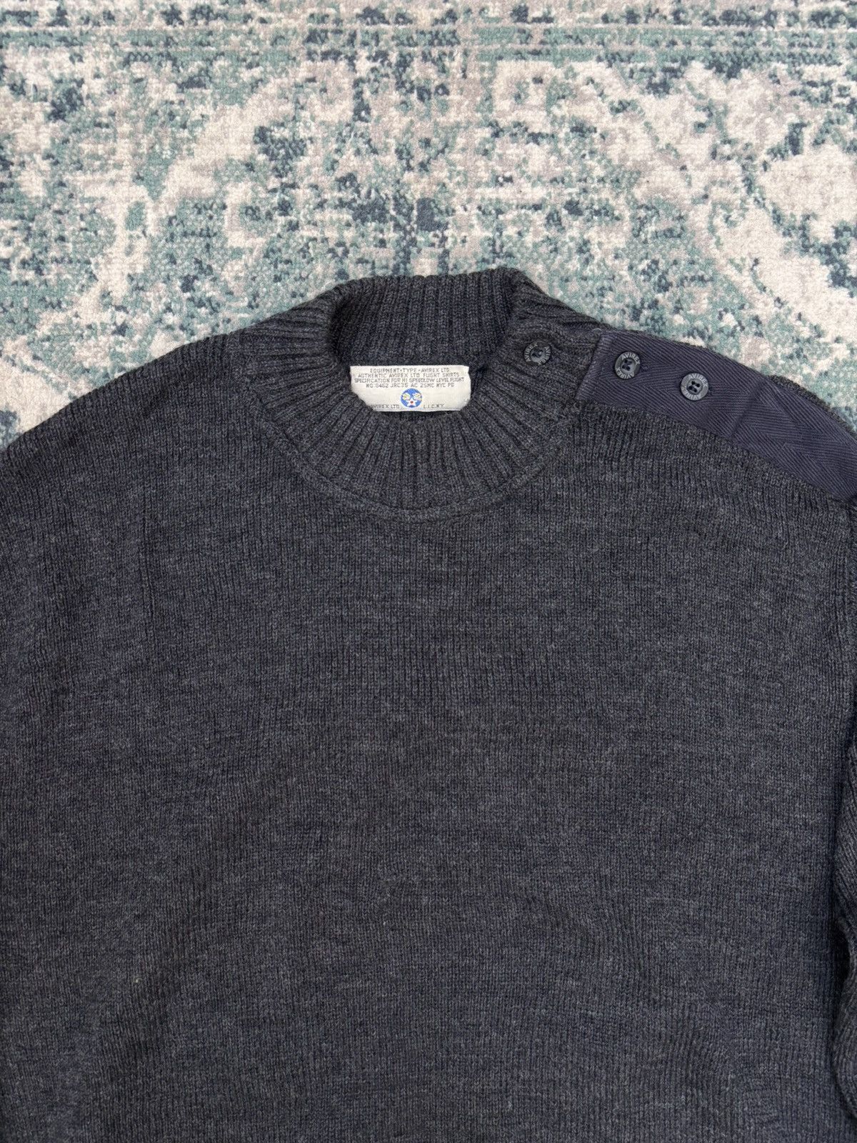 Avirex vintage avirex pilot usa knit sweater Size US XL / EU 56 / 4 - 2 Thumbnail