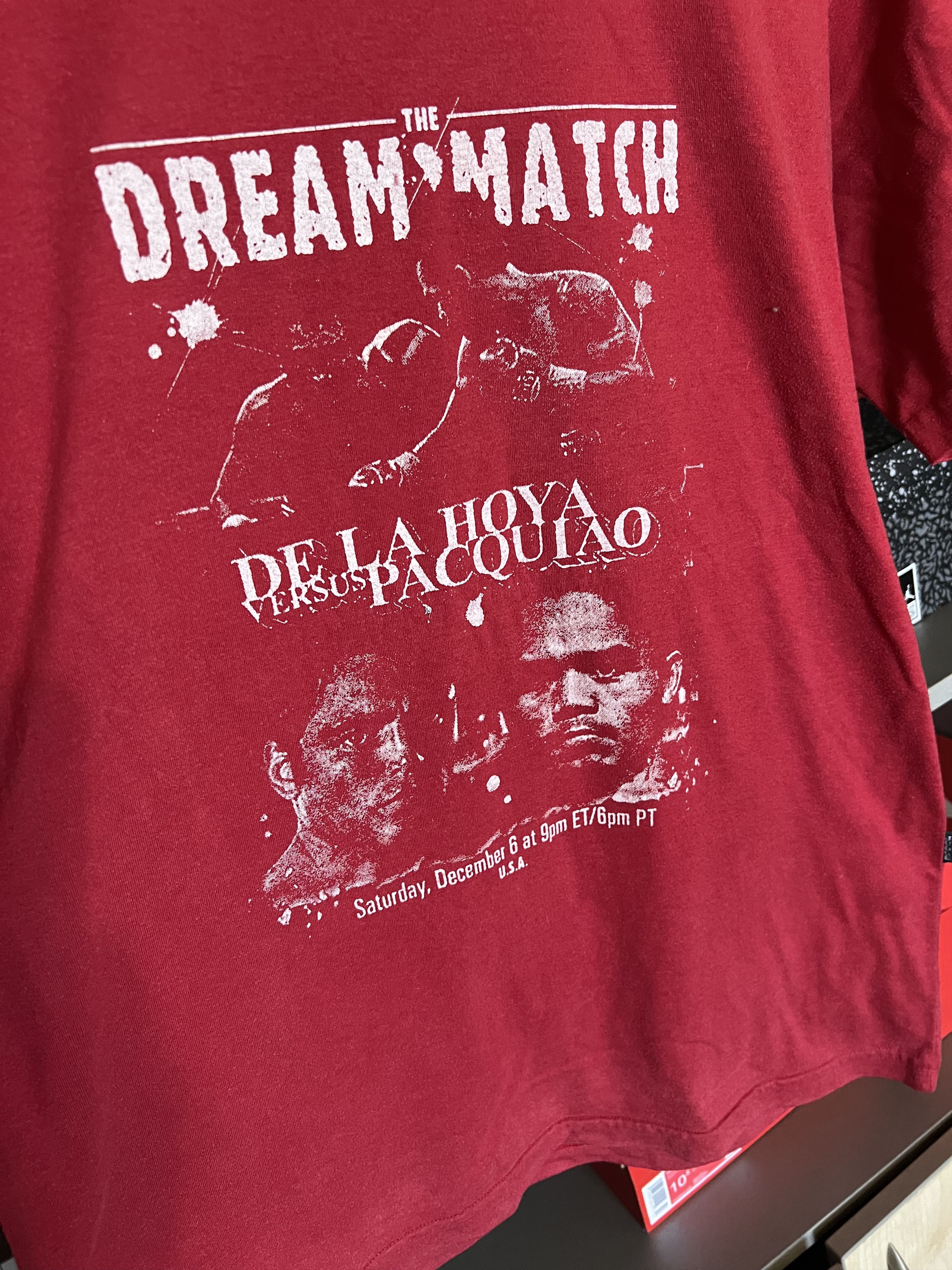 Vintage Vintage De La Hoya Pacquiao Boxing Legend Retro Y2K 90s Size US XL / EU 56 / 4 - 2 Thumbnail