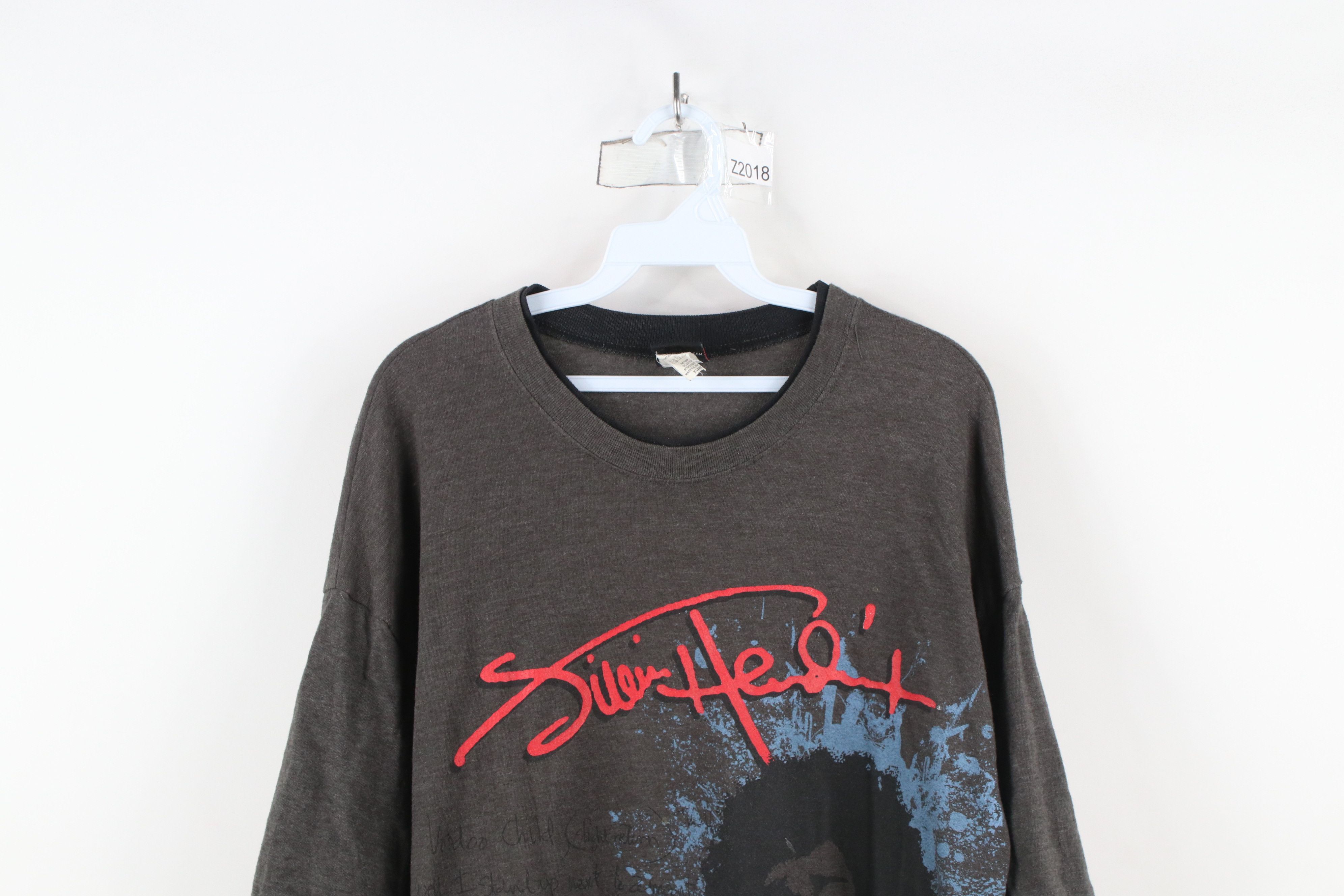 Vintage Vintage 90s Y2K Layered Jimi Hendrix Long Sleeve T-Shirt Size US XL / EU 56 / 4 - 2 Thumbnail