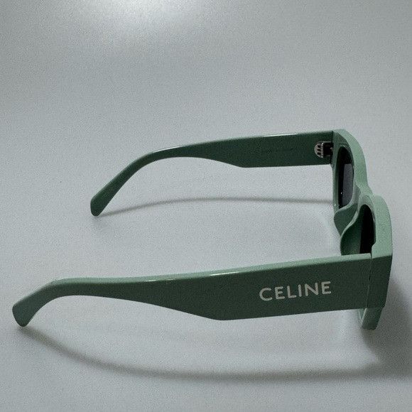 Celine Celine Monochroms 54MM Cat Eye Sunglasses Green Size ONE SIZE - 2 Thumbnail