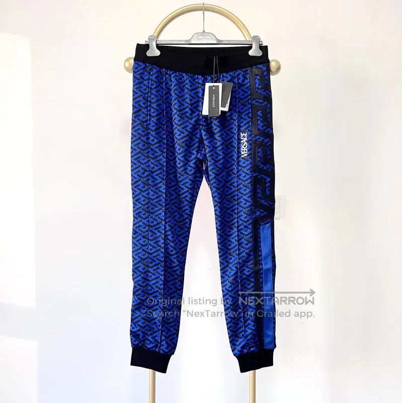 Versace Blue Casual Pants for Men .