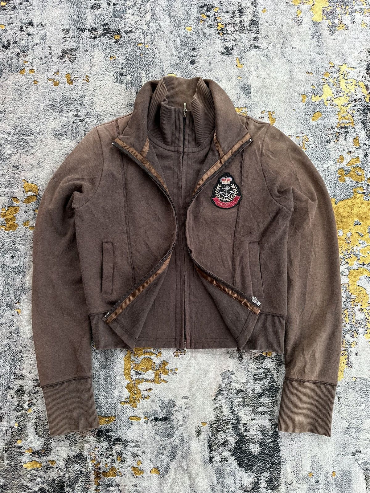 Hysteric Glamour CRAZY FADED DOUBLE LAYER GRACEFUL JACKET PUNK STYLE Size S / US 4 / IT 40 - 3 Thumbnail