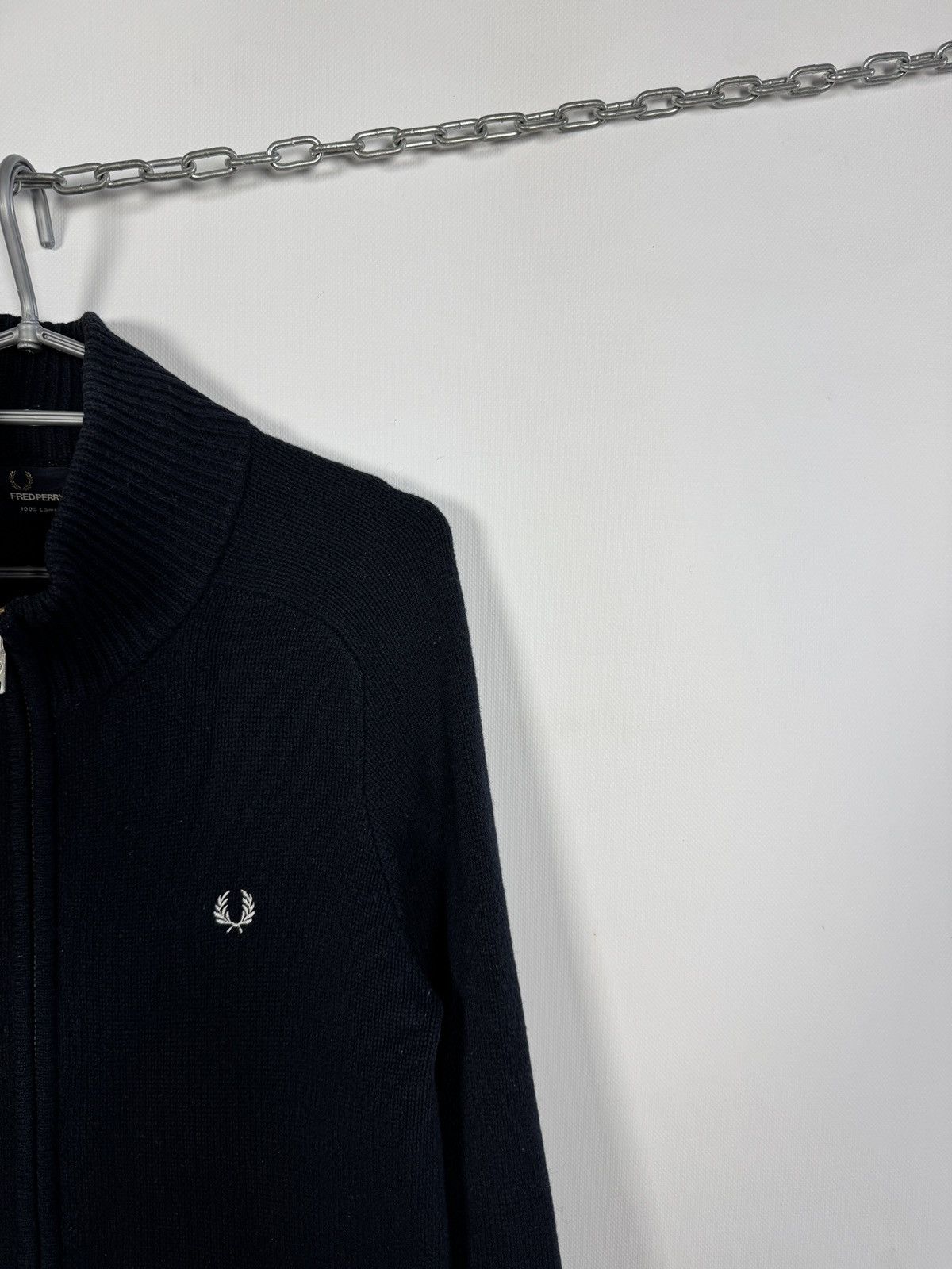 Fred Perry Me’ns Fred Perry 100% Lambs Wool Full Zip Sweater Size M Size US M / EU 48-50 / 2 - 2 Thumbnail