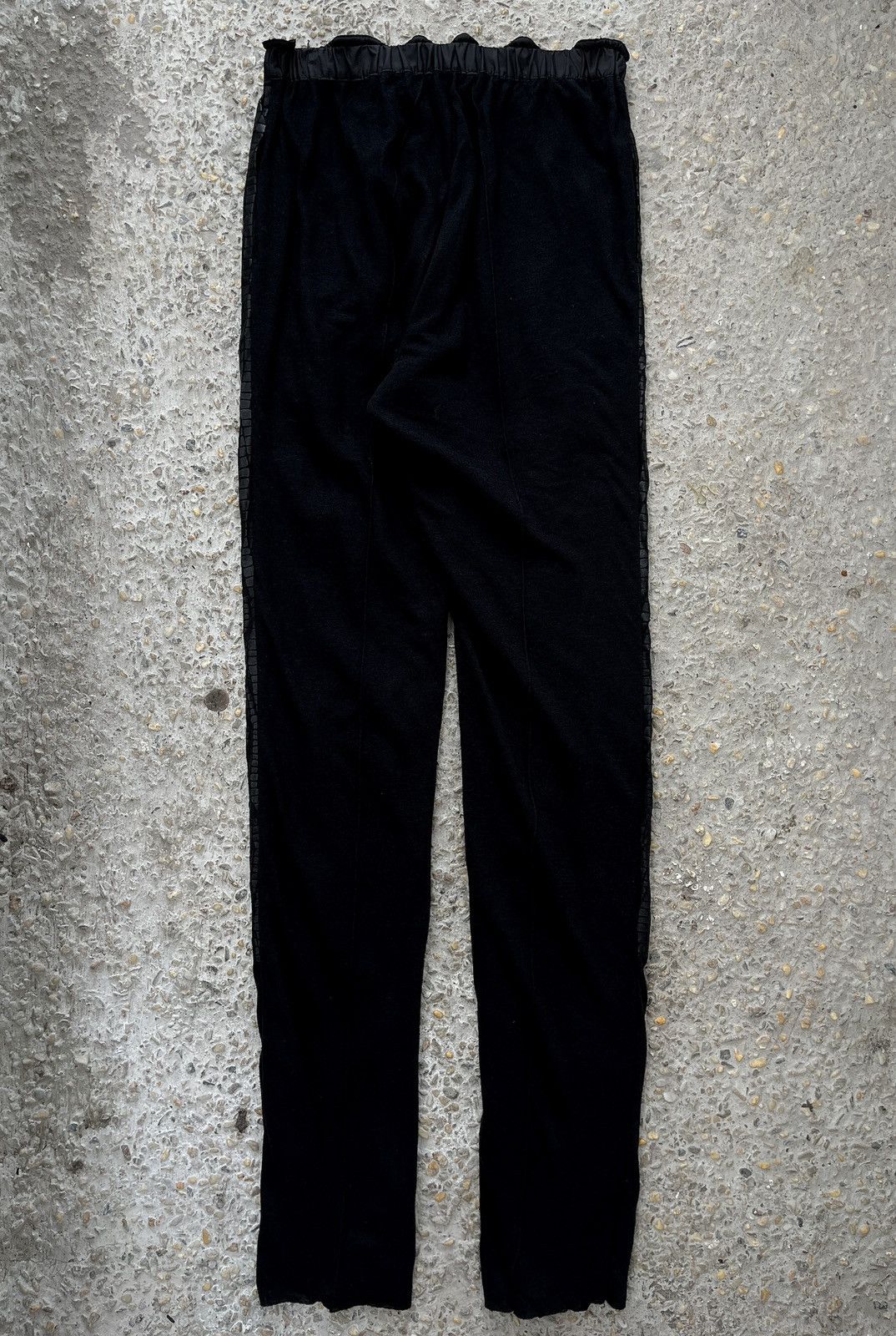 Sacai Textured Panel Hybrid Leggings Pants Size 26" / US 2 / IT 38 - 2 Thumbnail