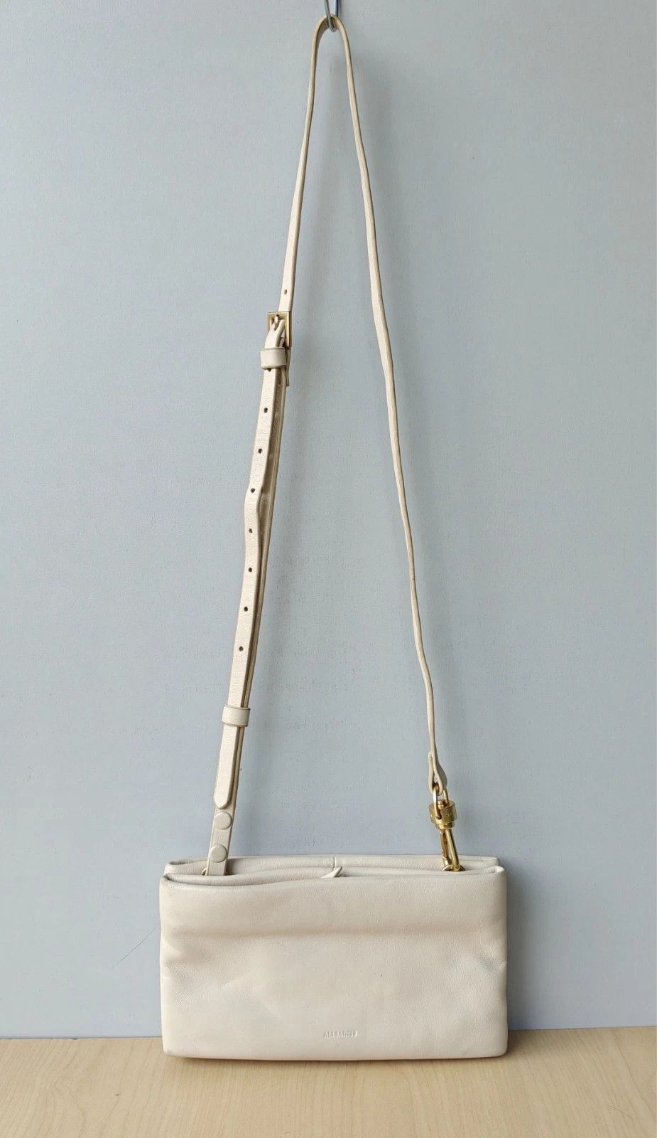 Allsaints ALLSAINTS Mila Double Pouch Leather Crossbody Bag FTP - 8207 Size ONE SIZE - 1 Thumbnail