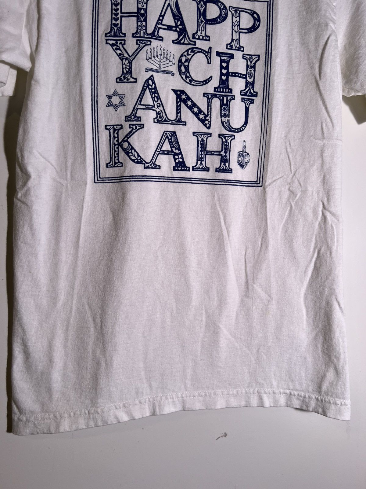 Vintage 90’s 2000’s VTG Vintage Happy Chanukah Jewish Holiday Shirt Size US S / EU 44-46 / 1 - 4 Thumbnail