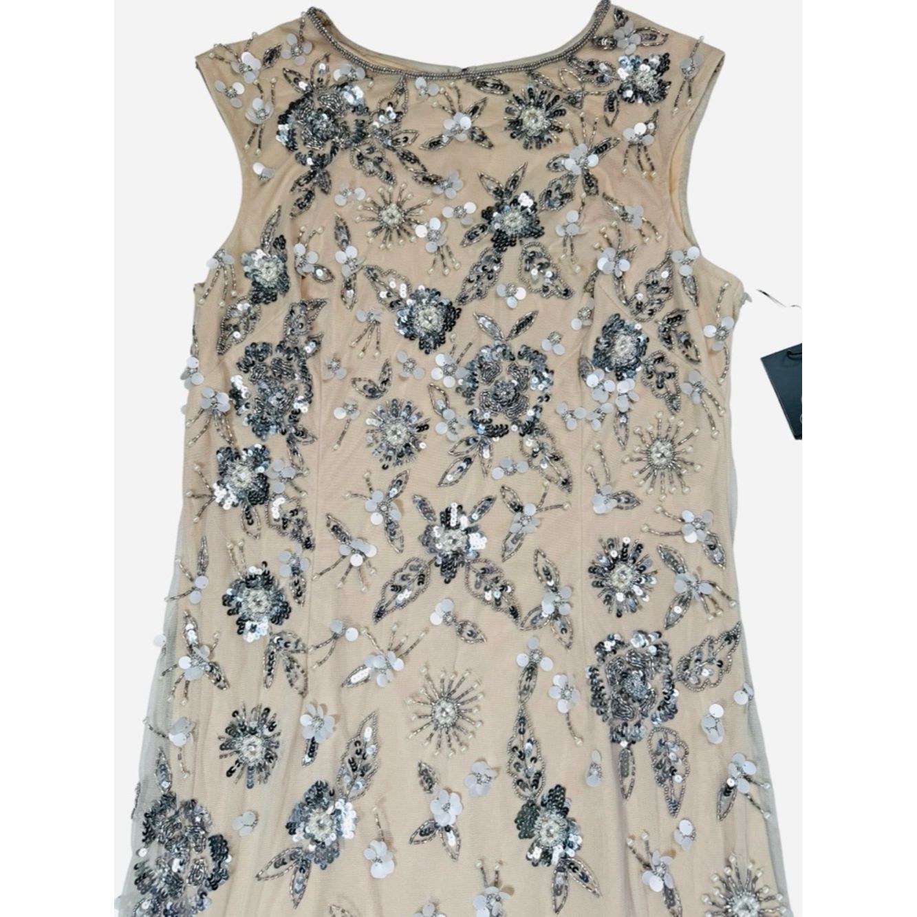 Adrianna Papell NWT New $299 Adrianna Papell Floral Beaded Ankle Length Gow Size XL / US 12-14 / IT 48-50 - 5 Thumbnail