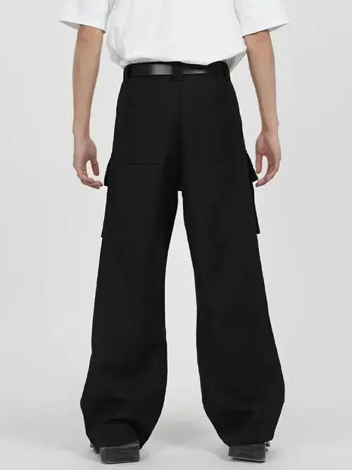 Designer baggy flared utility cargo pants Size US 32 / EU 48 - 2 Thumbnail