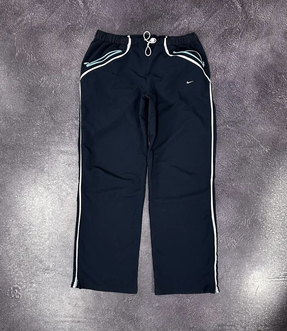 Nike × Vintage Vintage Nike Y2K Women's Retro Hype Baggy Track Pants Size 32" / US 10 / IT 46 - 1 Thumbnail