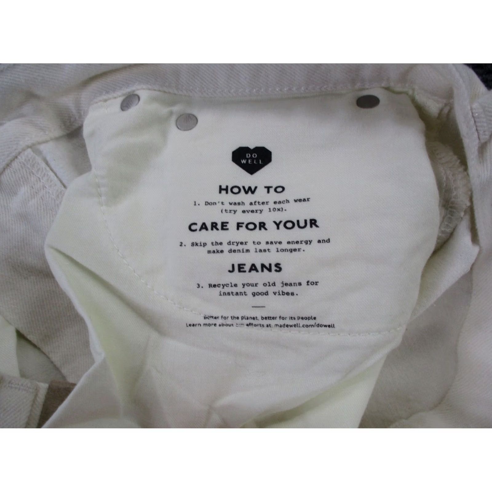 Madewell Madewell Jeans Womens 28 White Denim Mom Straight High Waist Frayed NEW Size 28" / US 6 / IT 42 - 7 Thumbnail