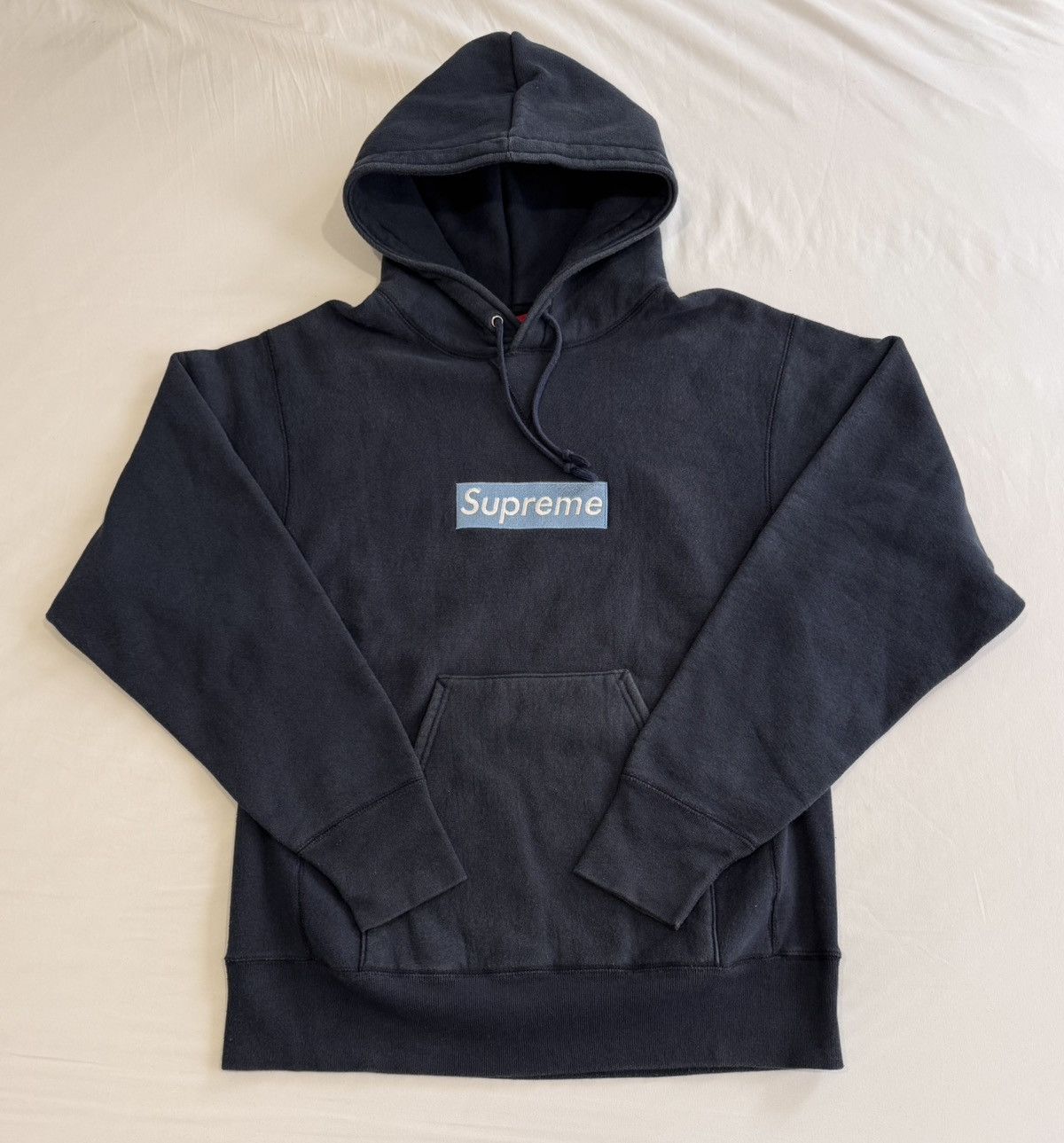 Supreme Supreme Ice on Navy Box Logo Hoodie 1997 Size US M / EU 48-50 / 2 - 2 Thumbnail