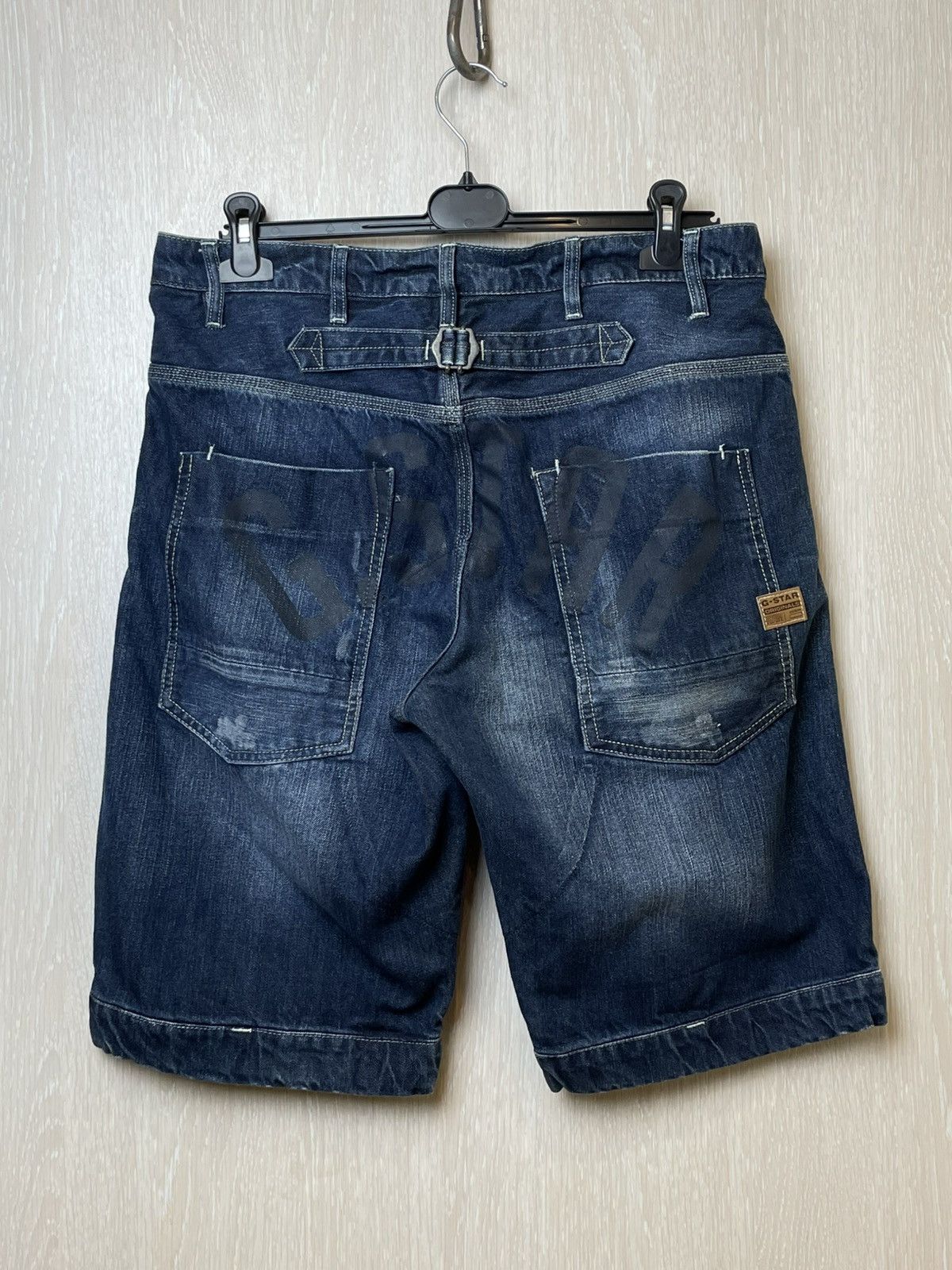 G-Star × Vintage Vintage G Star Raw Denim Shorts Size US 32 / EU 48 - 1 Thumbnail