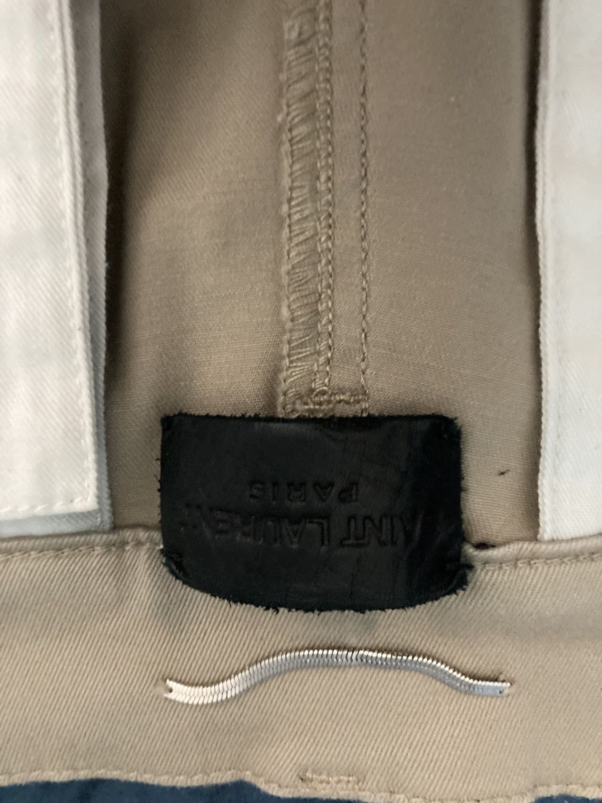 Saint Laurent Paris Saint Laurent Beige Cotton Pants, size 33 Size US 33 - 5 Thumbnail