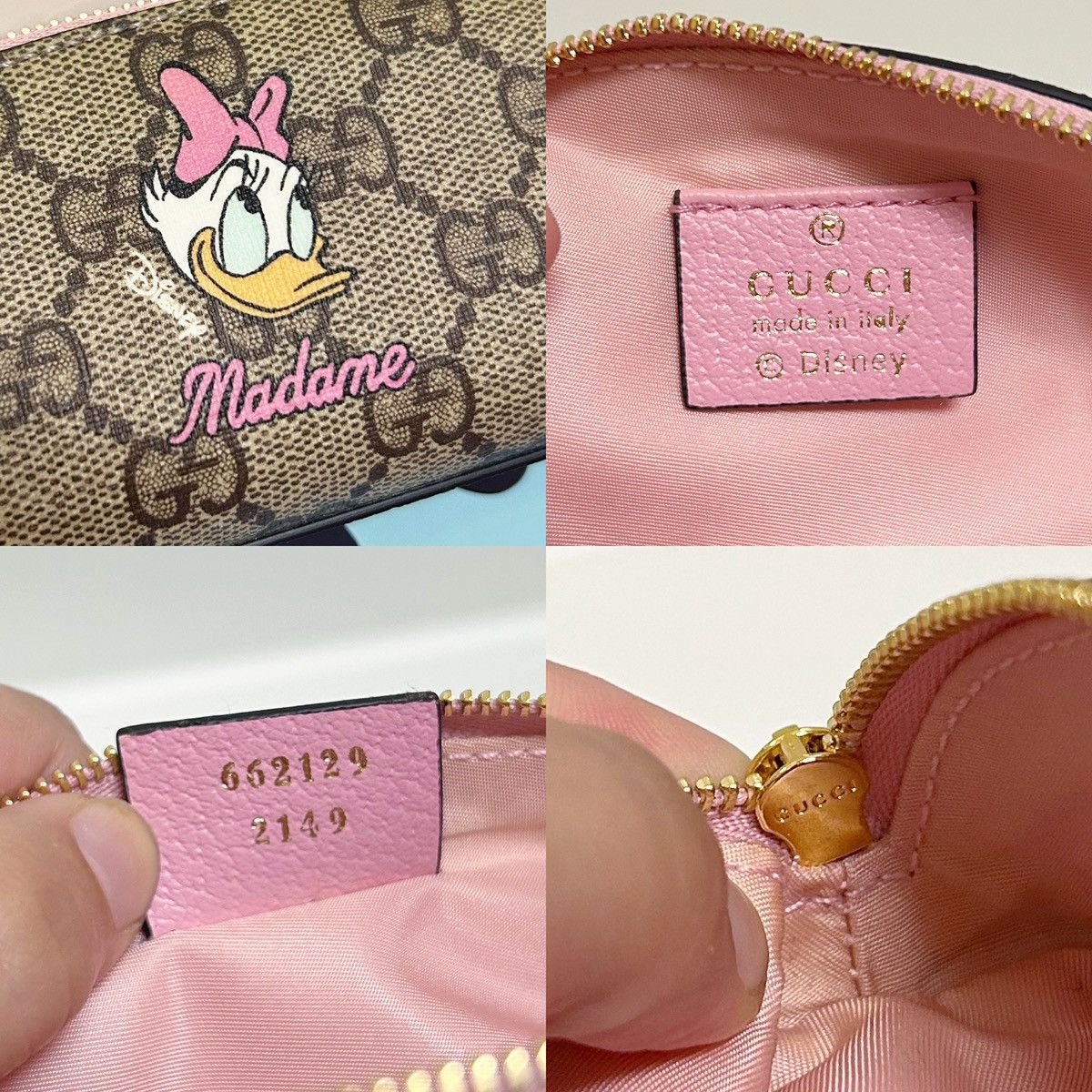 Gucci Authentic Gucci x Disney Limited Ed. Daisy Duck Pencil Pouch Size ONE SIZE - 11 Thumbnail