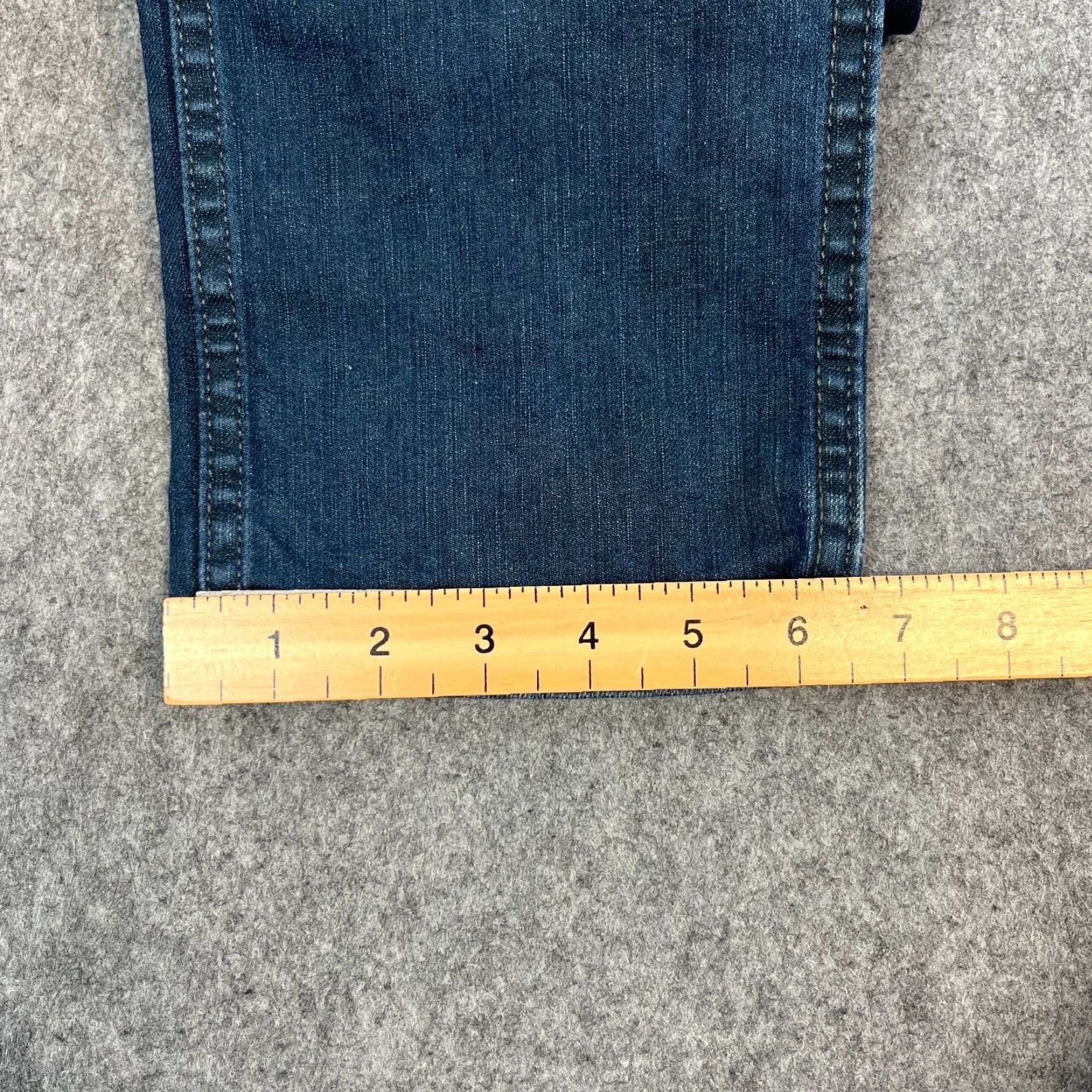 Levi's Levi's 511 Jeans Slim Tapered 32 32 Dark Wash Blue Stretch Zip Fly Denim Cotton Elastan Regular Mens Jeans Size US 32 / EU 48 - 3 Thumbnail