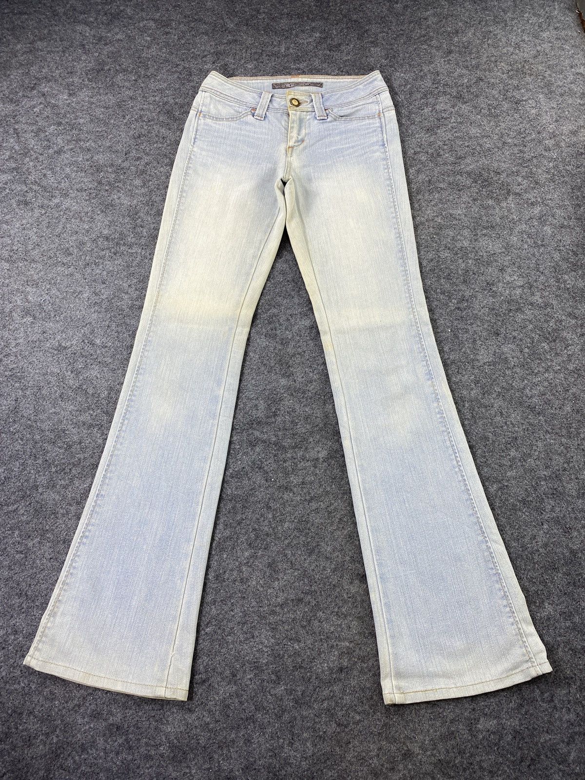 Japanese Brand × Jean Brappers Flare Blue Wash Jeans - J1049 Size 26" / US 2 / IT 38 - 2 Thumbnail