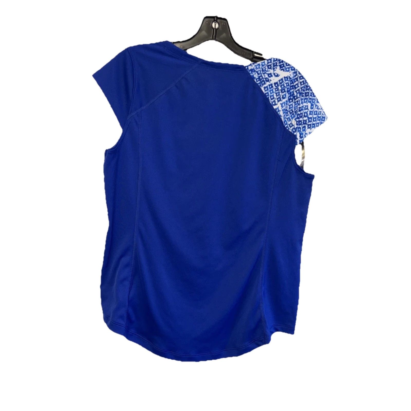 Mountain Hardwear VINTAGE not applicable, so: Mountain Hardwear River Gorge T-Shirt Women XL Blue Pocket Short Sleeve Zip Size 40" / US 18 - 7 Thumbnail