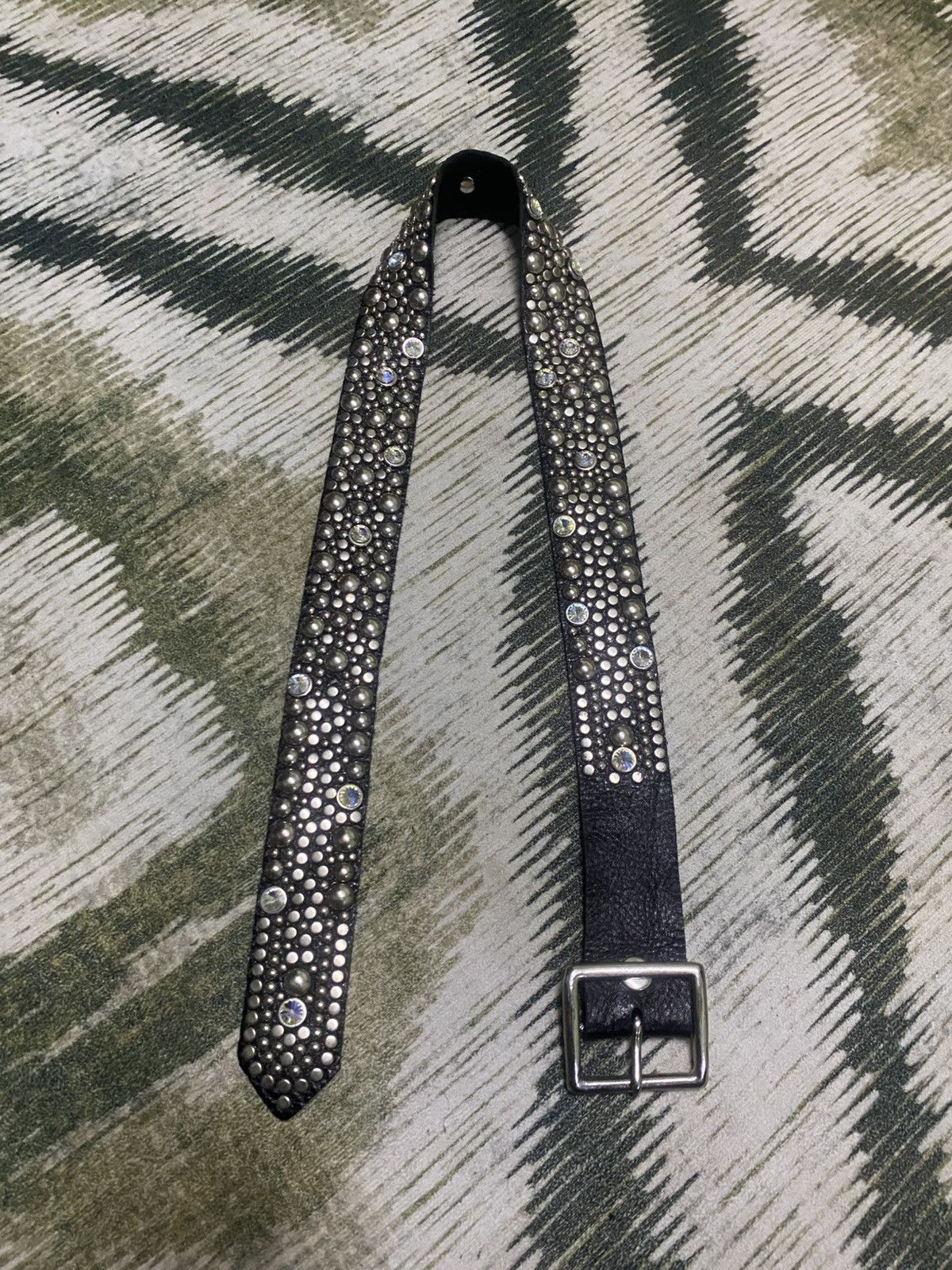Japanese Brand (SENDOFFER) Vintage Full Studded Leather Belt Size ONE SIZE - 5 Thumbnail