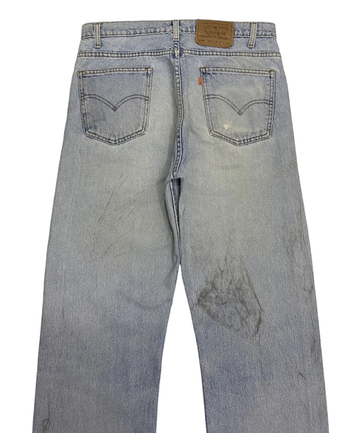 JNCO VINTAGE LEVIS 505 ORANGE TAB DISTRESSED DENIM Size US 33 - 4 Thumbnail