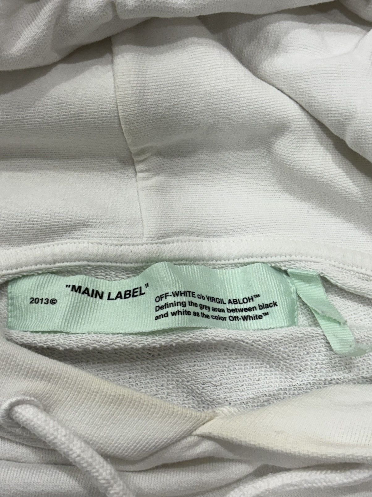 Off-White OFF WHITE CUT OFF CARAVAGGIO PULLOVER HOODIE Size US S / EU 44-46 / 1 - 4 Thumbnail