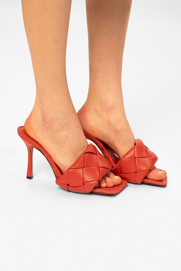 Bottega Veneta o1bcso1str0924 Lido Sandals in Orange Size US 7 / IT 37 - 2 Thumbnail