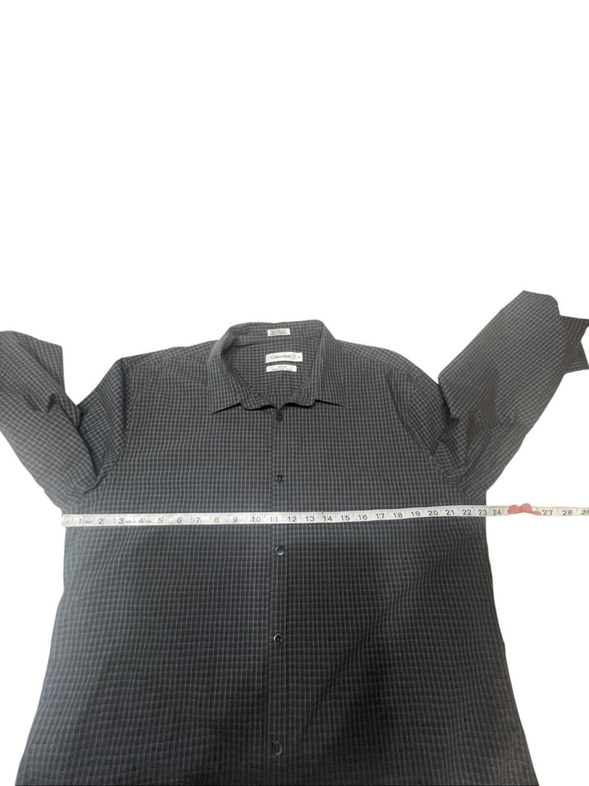 Calvin Klein Calvin Klein Men’s Button Down Shirt Grays XL Slim fit NWOT Size US XL / EU 56 / 4 - 5 Thumbnail
