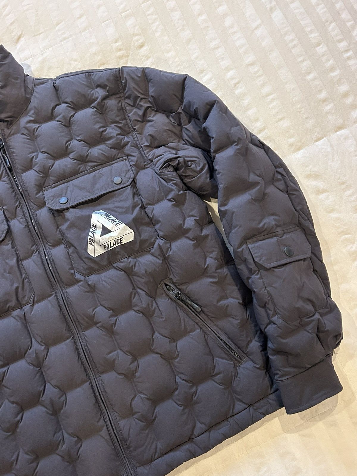 Palace Palace Pertex Work Down Jacket Black Size Medium