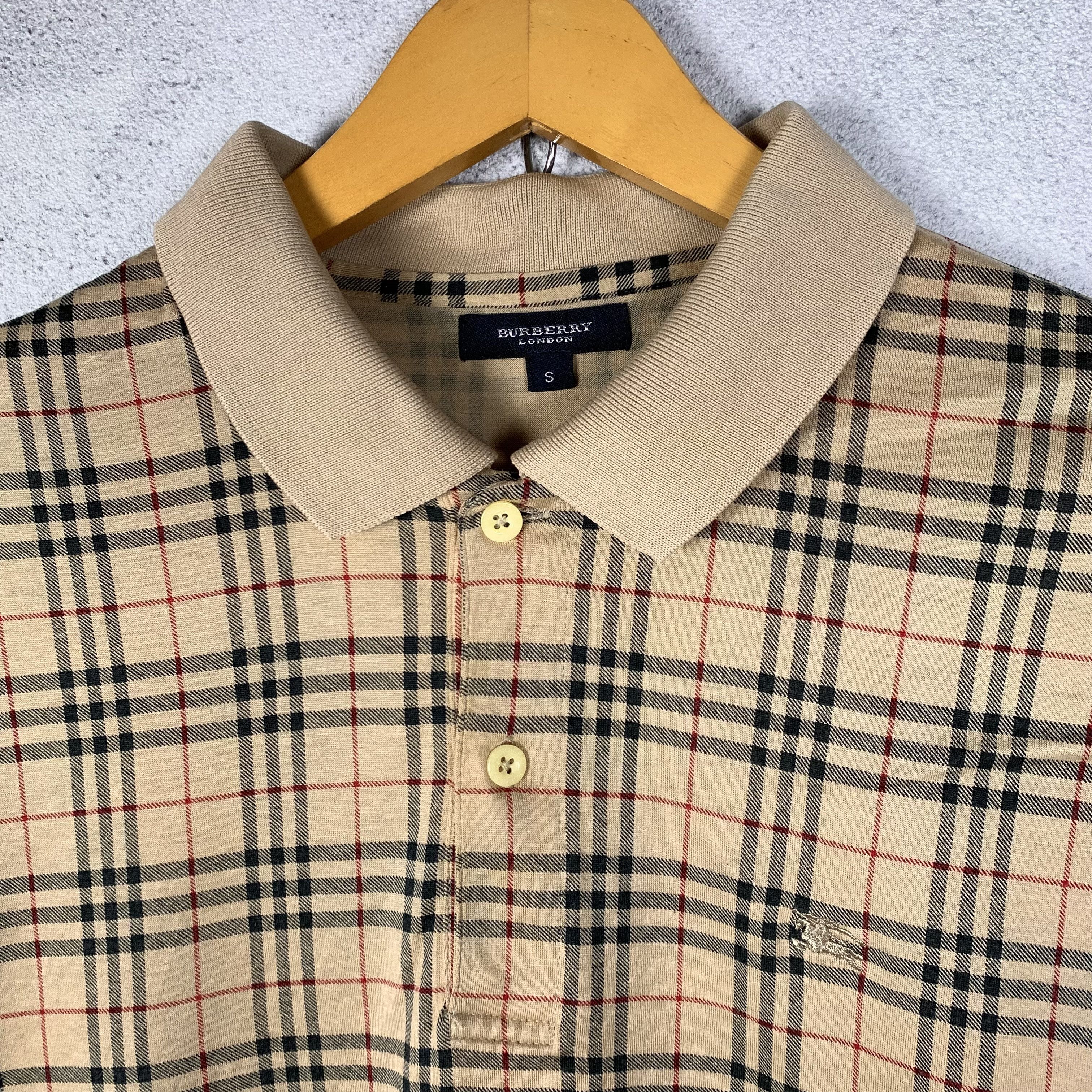 Burberry Vintage Burberry Nova Check Polo Shirt Size US S / EU 44-46 / 1 - 5 Thumbnail
