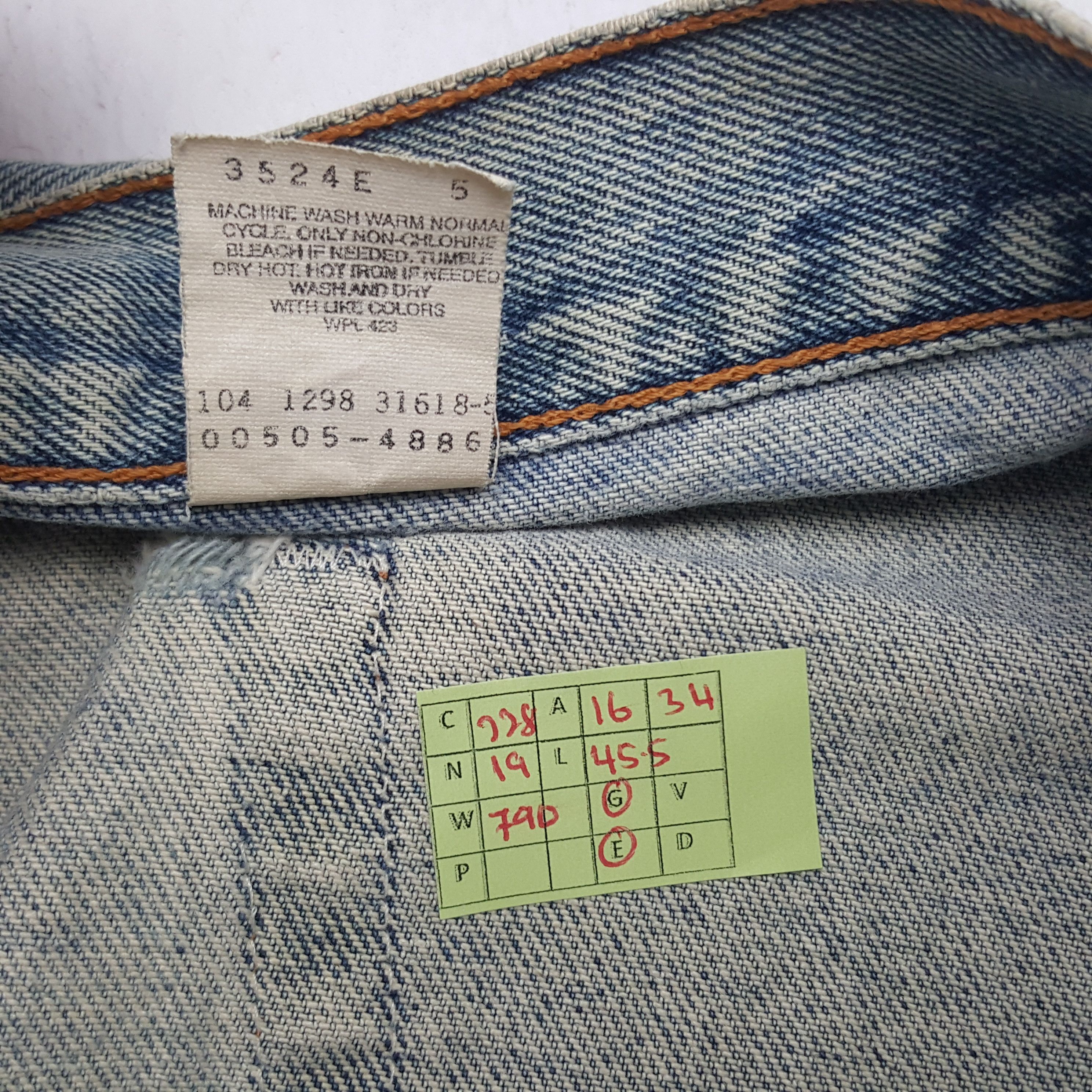 If Six Was Nine × Levi's × Vintage Vintage Levi's American Style Distressed Denim Jeans Size US 32 / EU 48 - 8 Thumbnail