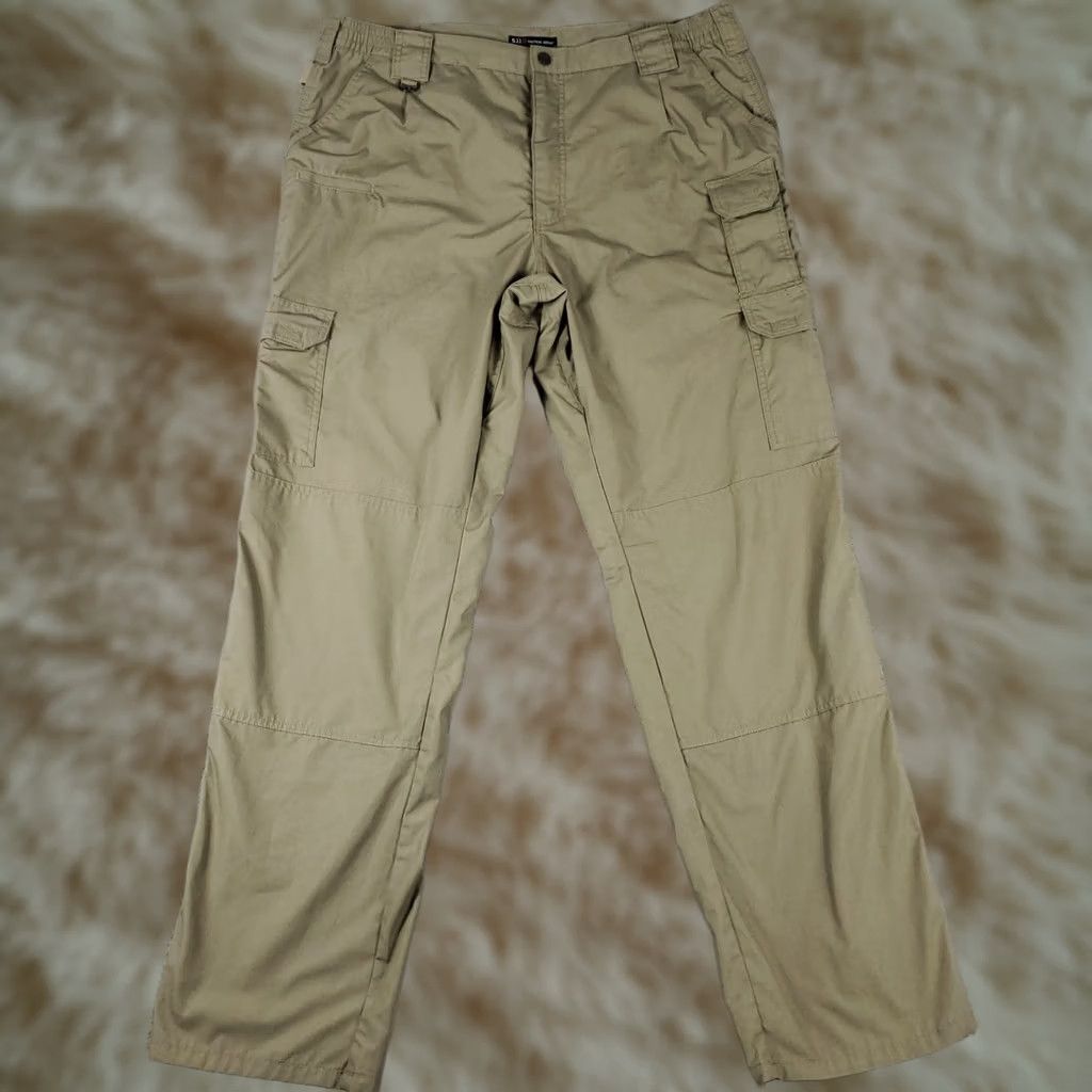 Vintage 5.11 Tactical Series Pants Mens Size 40x36 Beige Outdoors Cargo Trousers Size US 40 / EU 56 - 1 Thumbnail