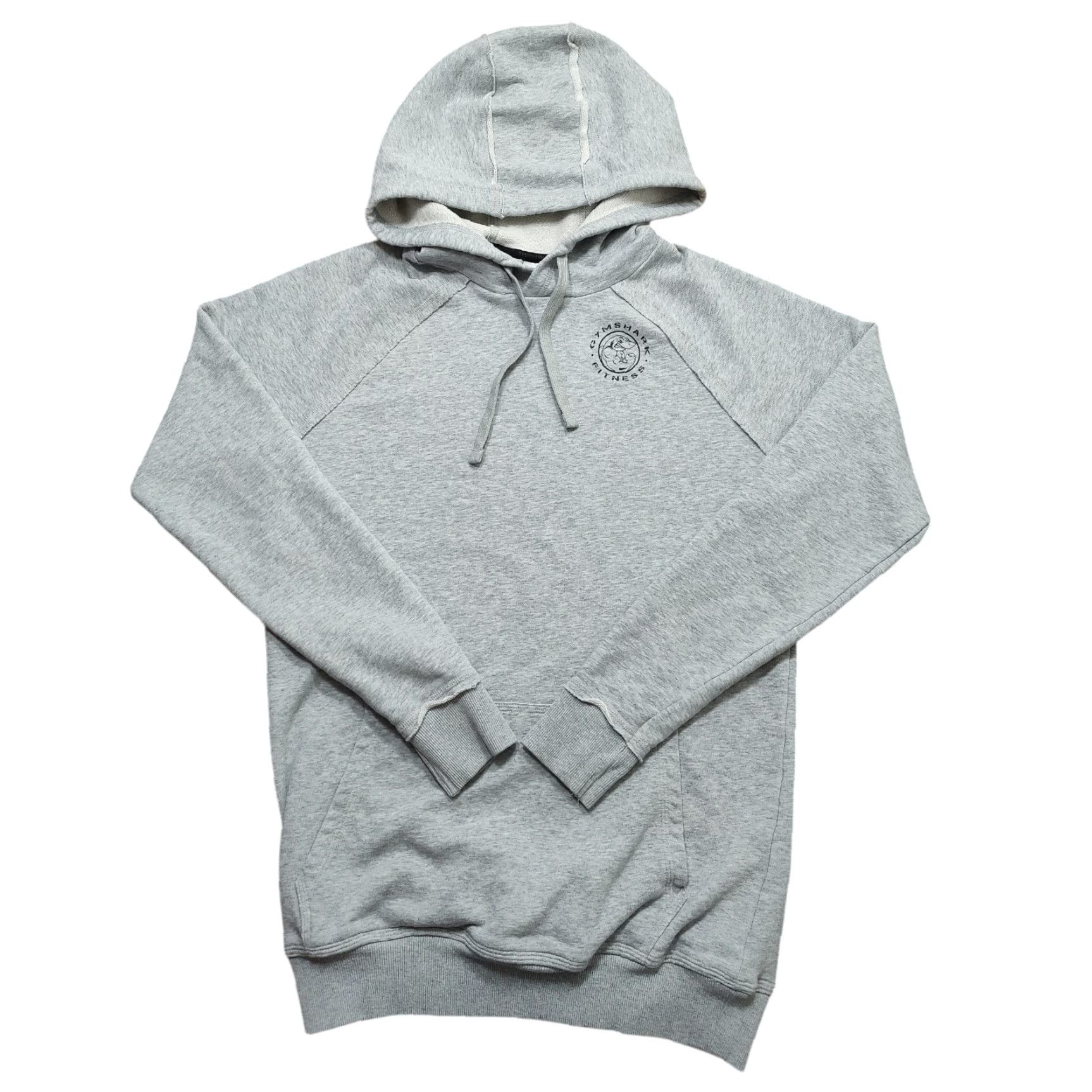 Gymshark Gymshark Hoodie Men's Small Gray Heather Pullover Chest Logo Athletic Knit All Seasons Sports Size US S / EU 44-46 / 1 - 2 Thumbnail
