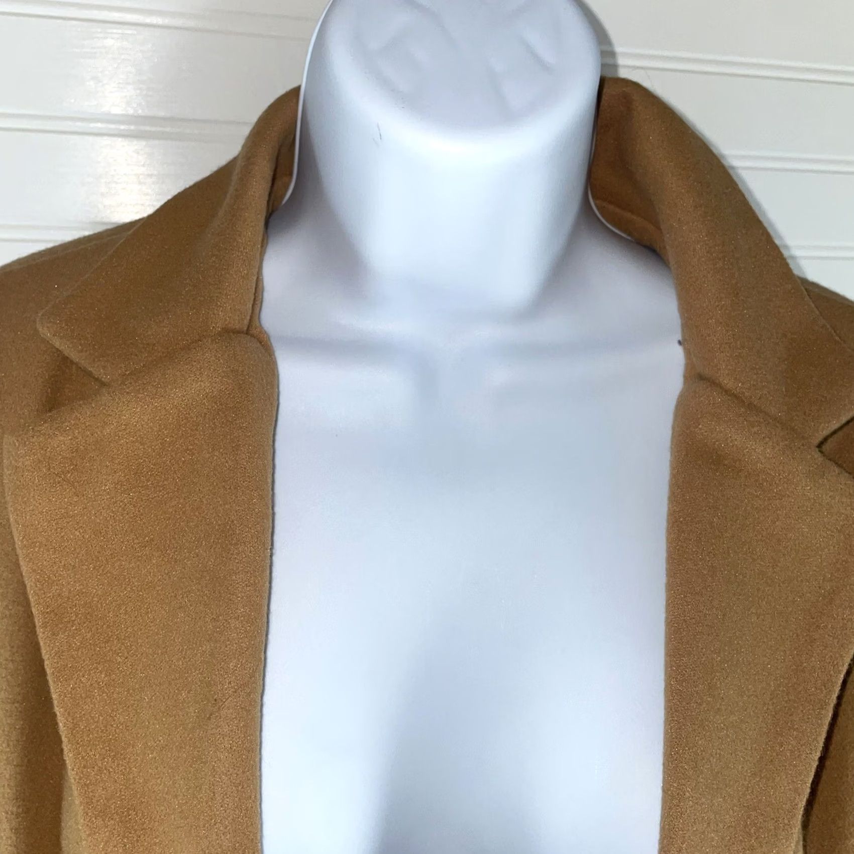 Vintage Women's Medium Caramel Knit Overcoat - Vintage Condition Size M / US 6-8 / IT 42-44 - 4 Thumbnail
