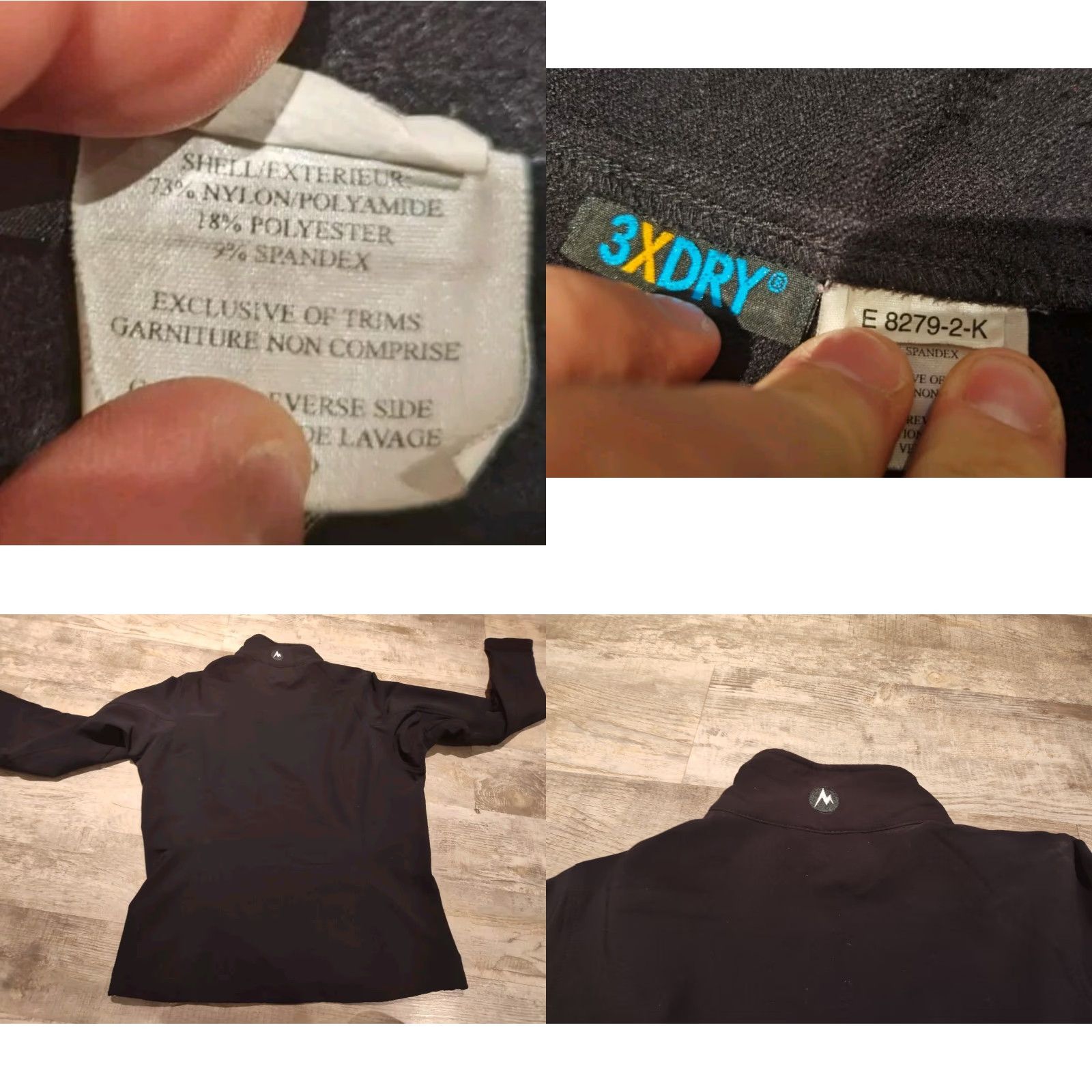 Marmot Marmot Women's Jacket L Black Fleece Lined Full Zip 3XDry Outdoor Size L / US 10 / IT 46 - 10 Thumbnail