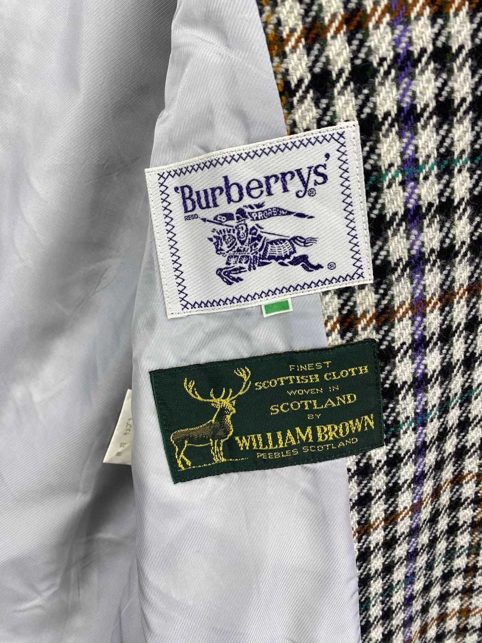 Burberry × Vintage Vintage Burberry Rare Wool Blazer Coat Jacket Size US M / EU 48-50 / 2 - 7 Thumbnail