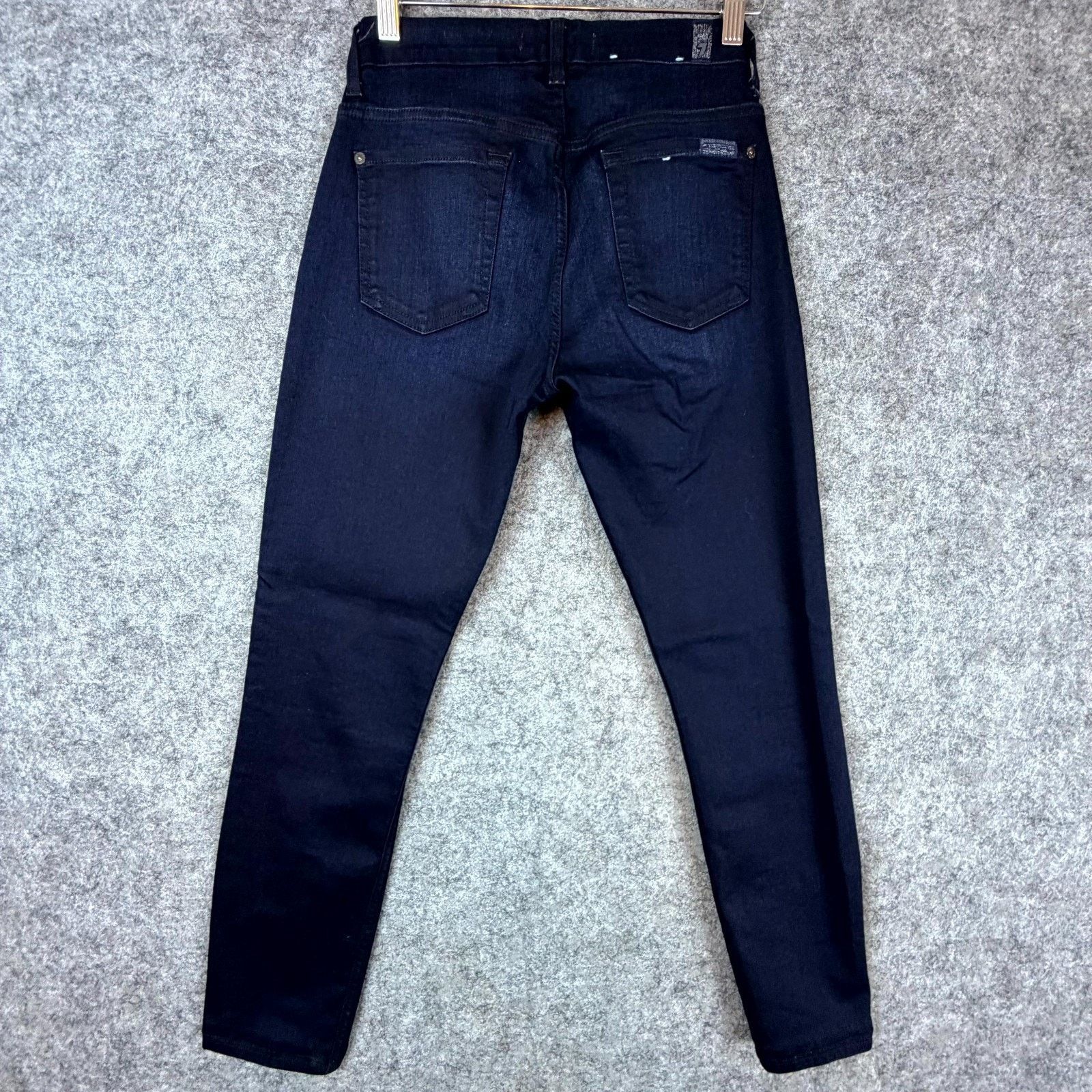 7 For All Mankind 7 For All Mankind Skinny Jeans Womens 26 Blue High Waist Size 26" / US 2 / IT 38 - 2 Thumbnail