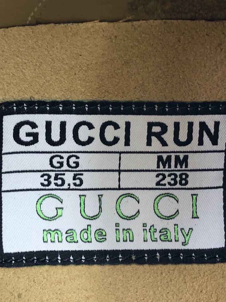 Gucci Gucci Brown Logo LaceUp Casual Sneakers-2506 Size US 4 / IT 34 - 7 Thumbnail